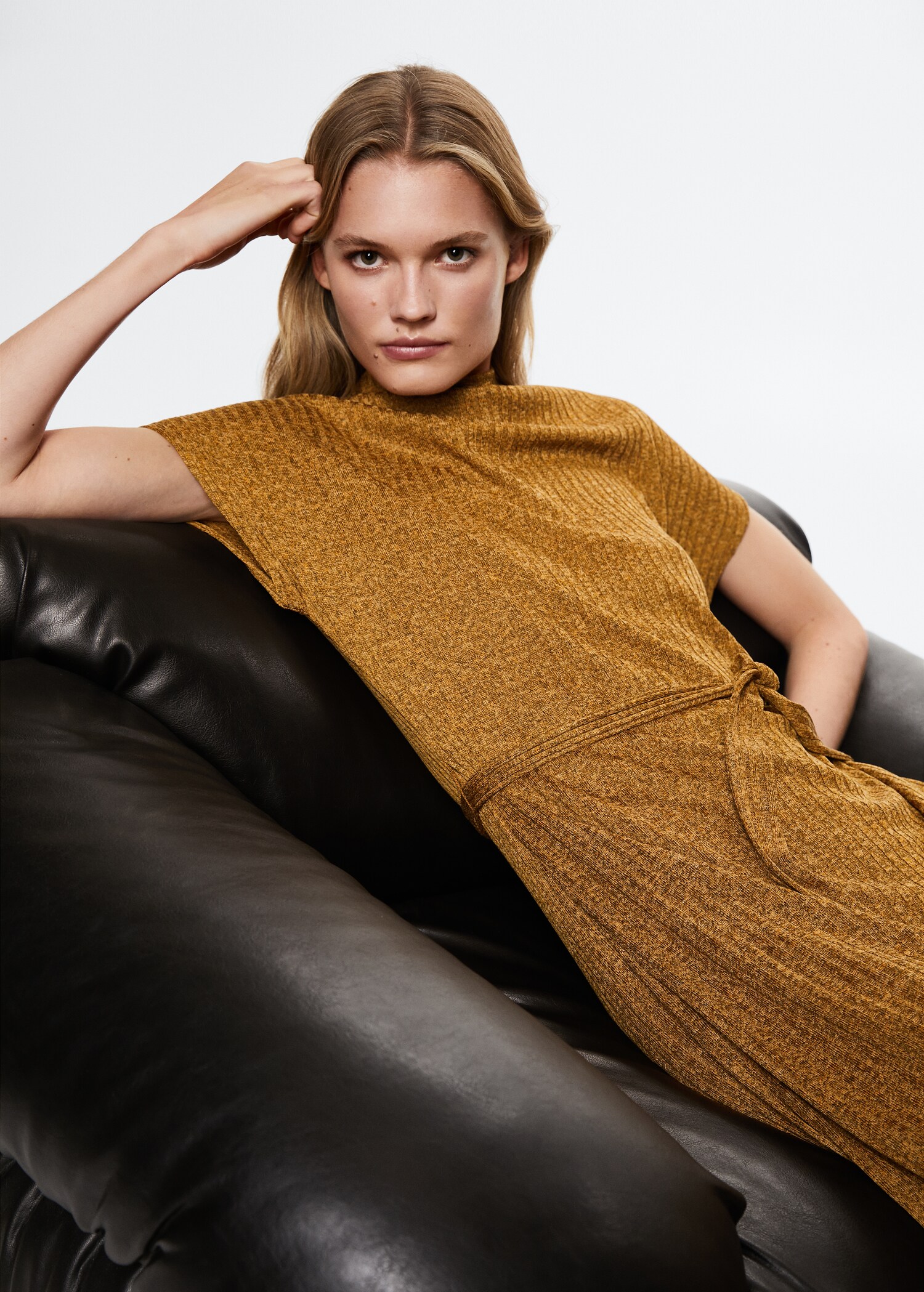 Ribbed midi dress - Details of the article 2