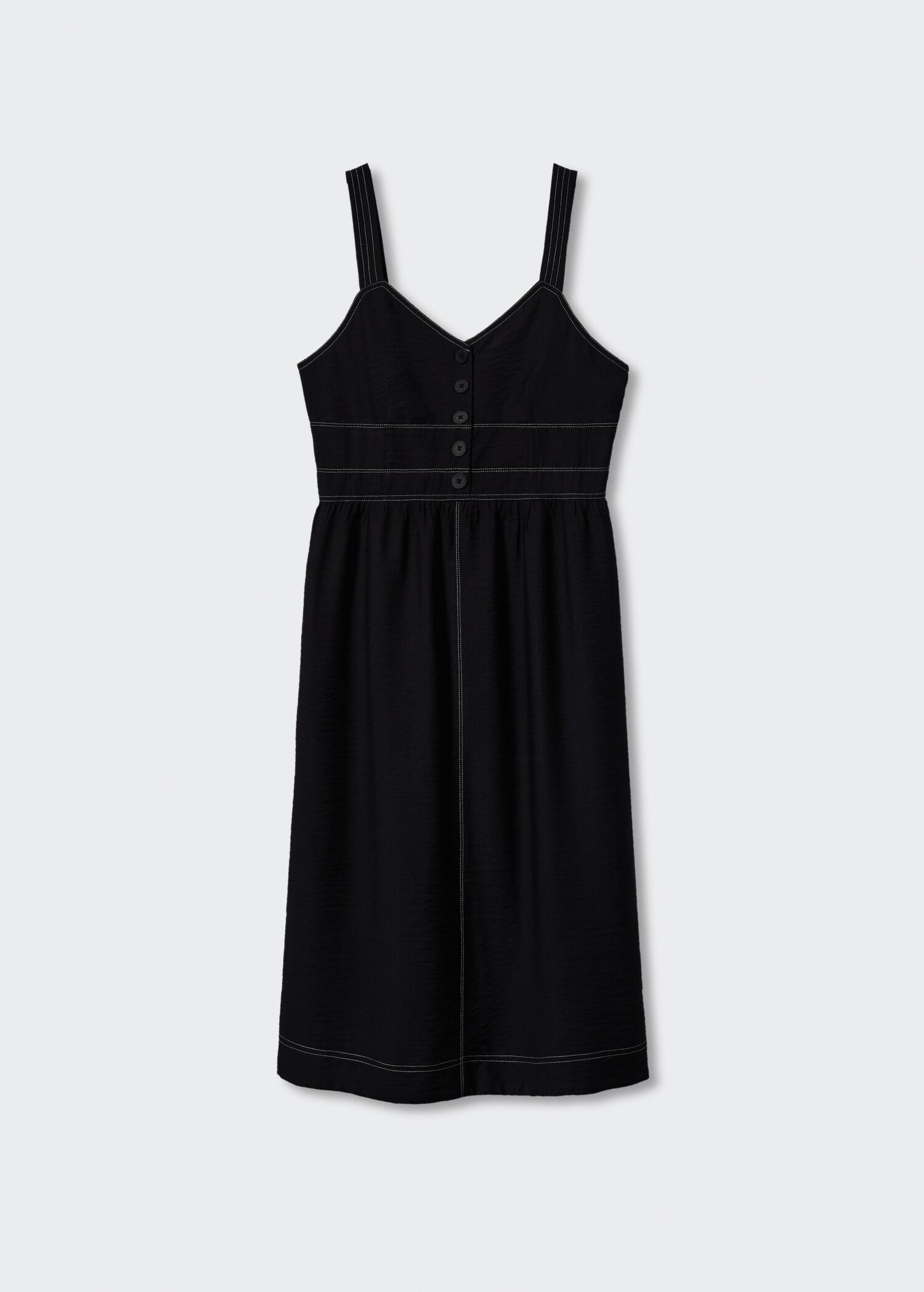 Kleid mit Ziernähten