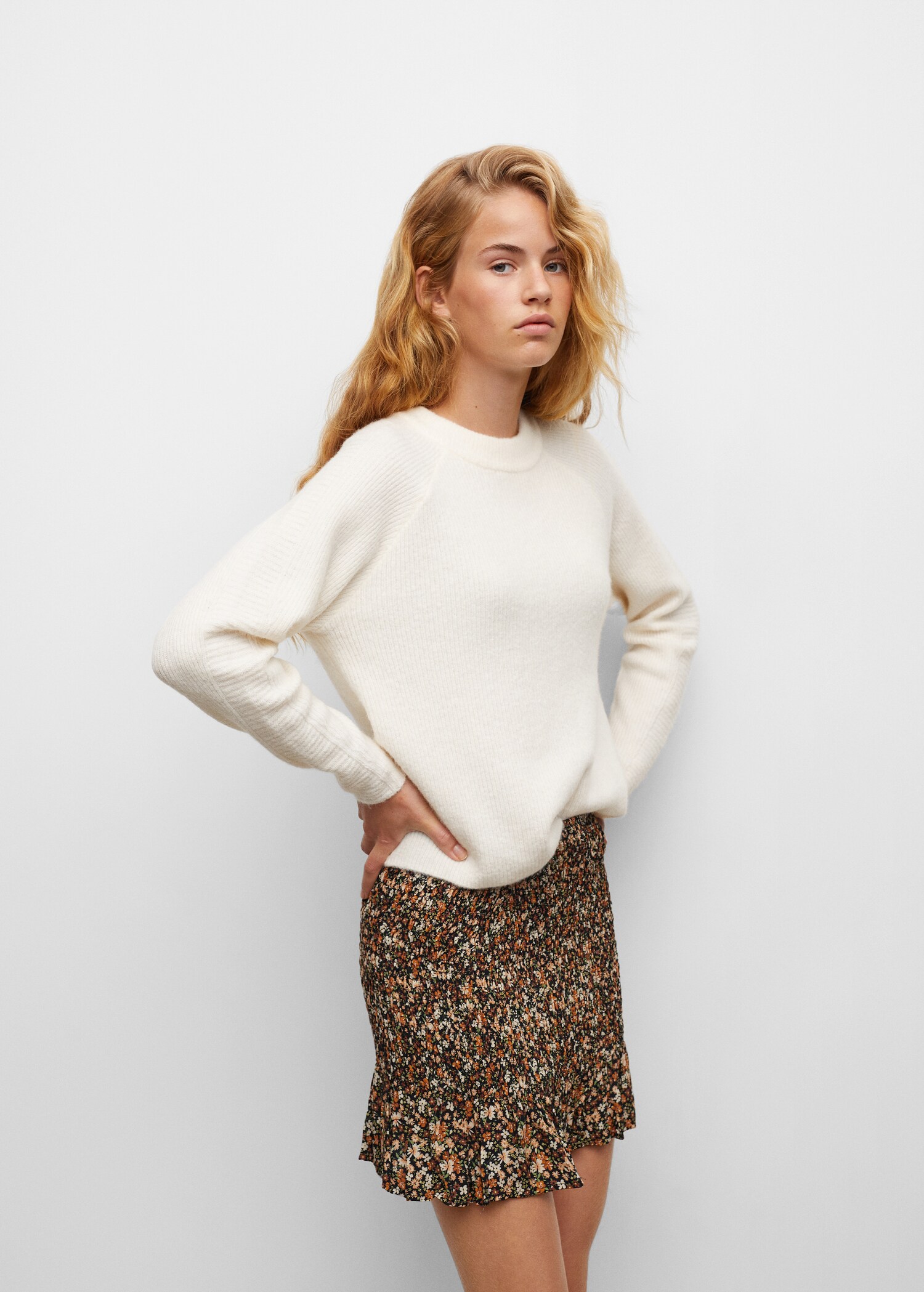 Printed pleated skirt - Details of the article 6