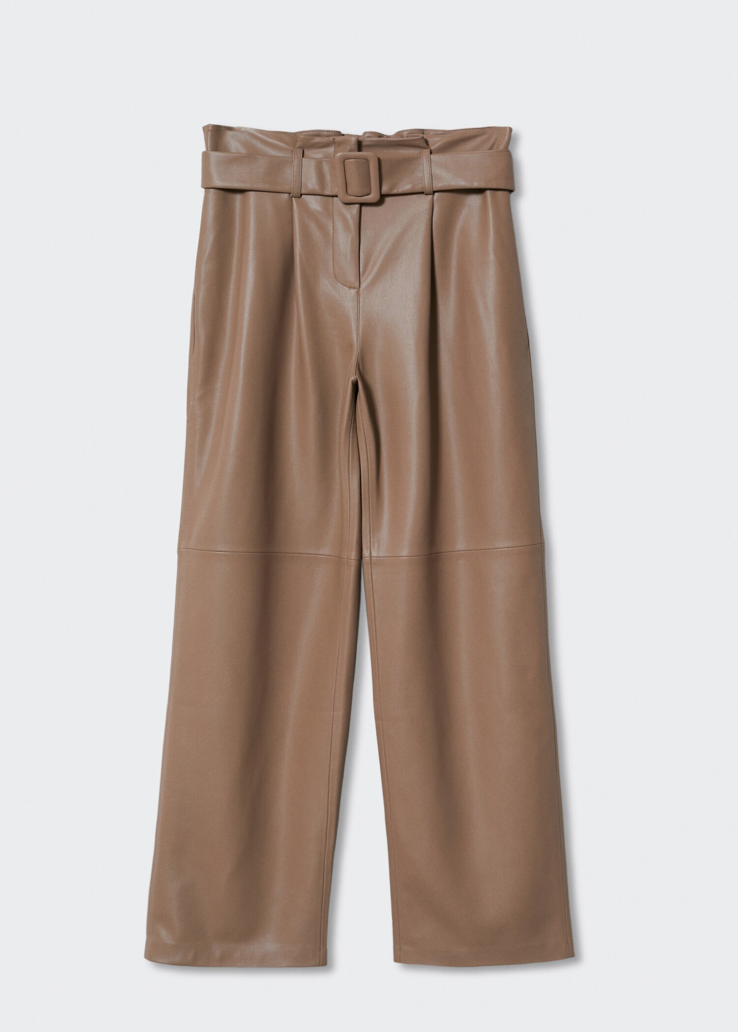 Pantalón recto efecto piel - Artículo sin modelo