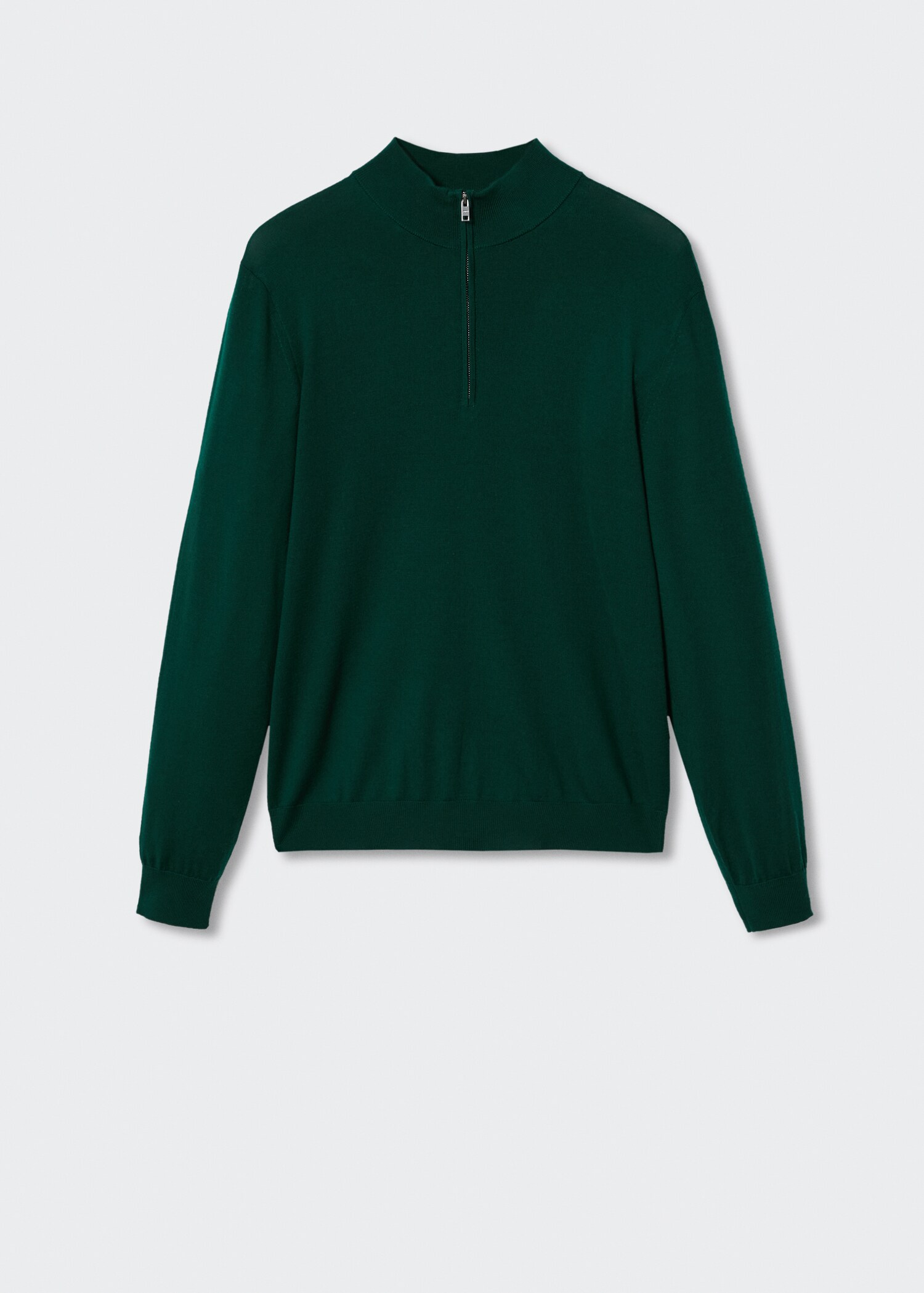 Wool zip neck jumper - Article without model