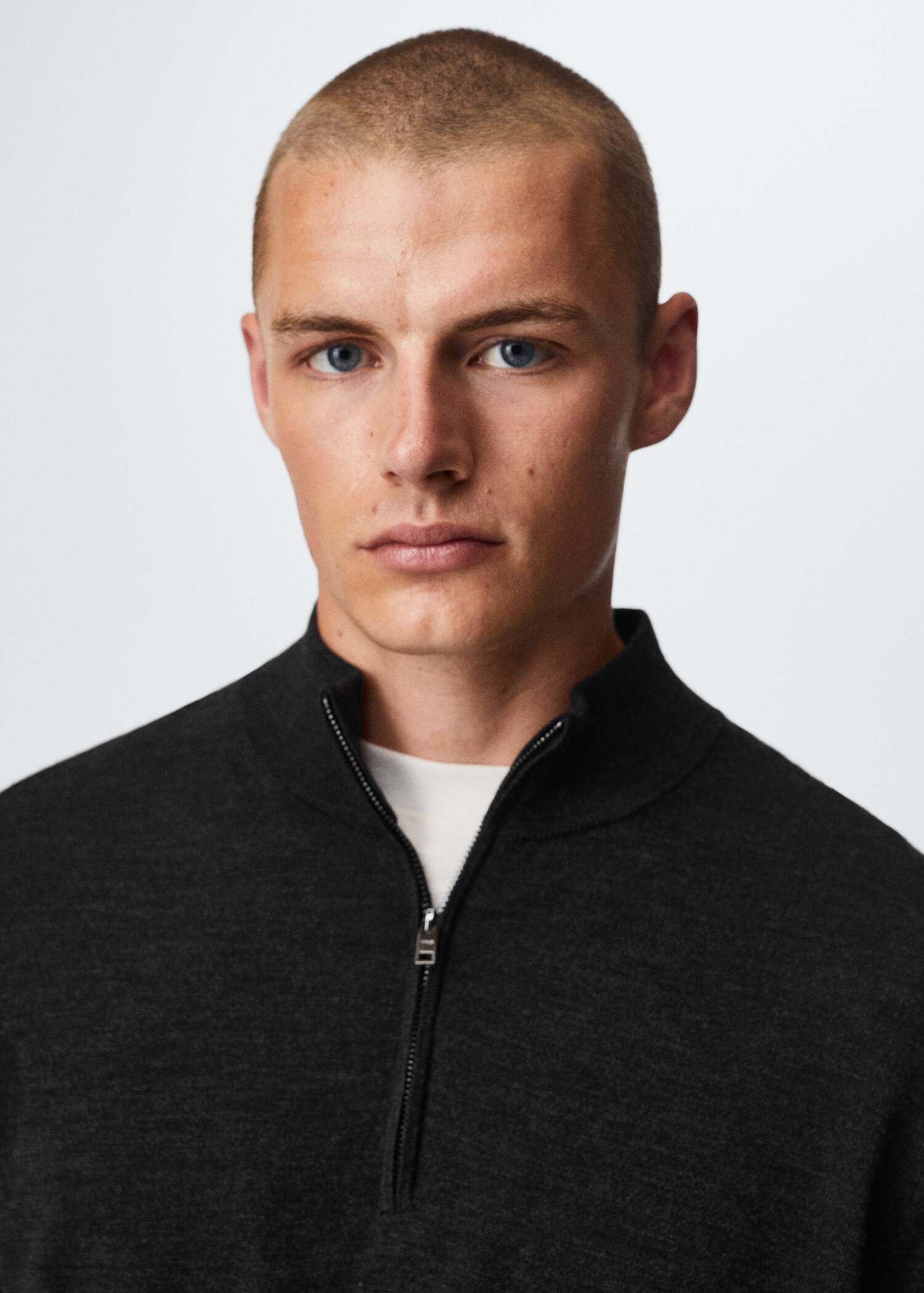 Pull-over laine col à tirette - Détail de l'article 1
