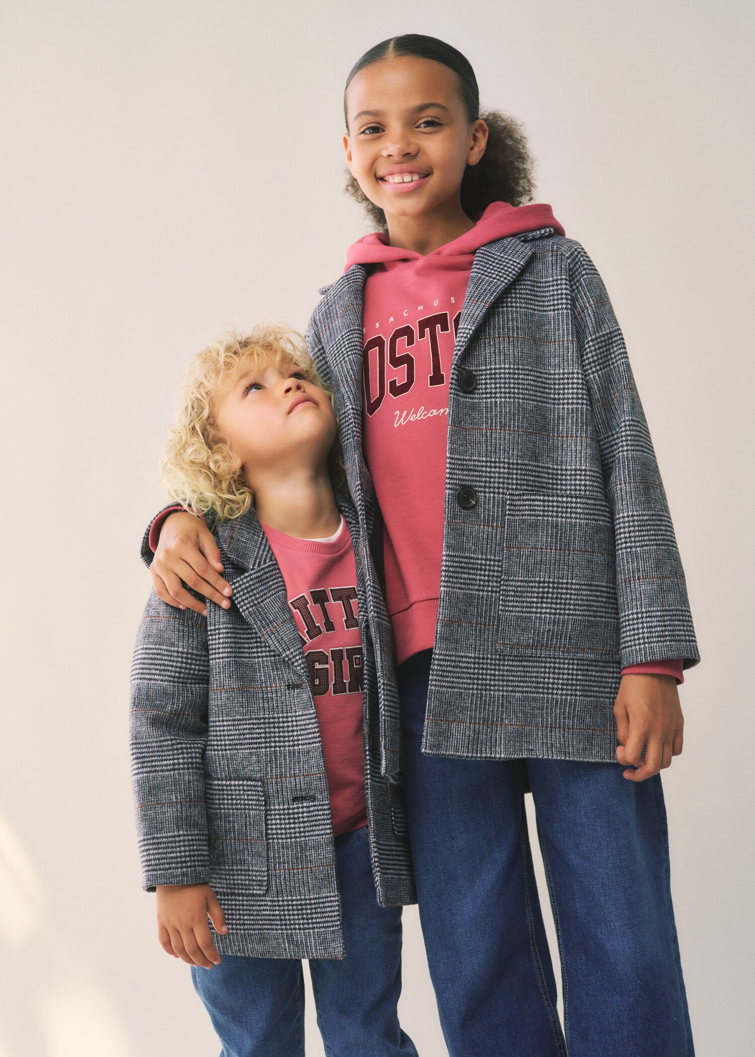 Checked lapels coat - Details of the article 5