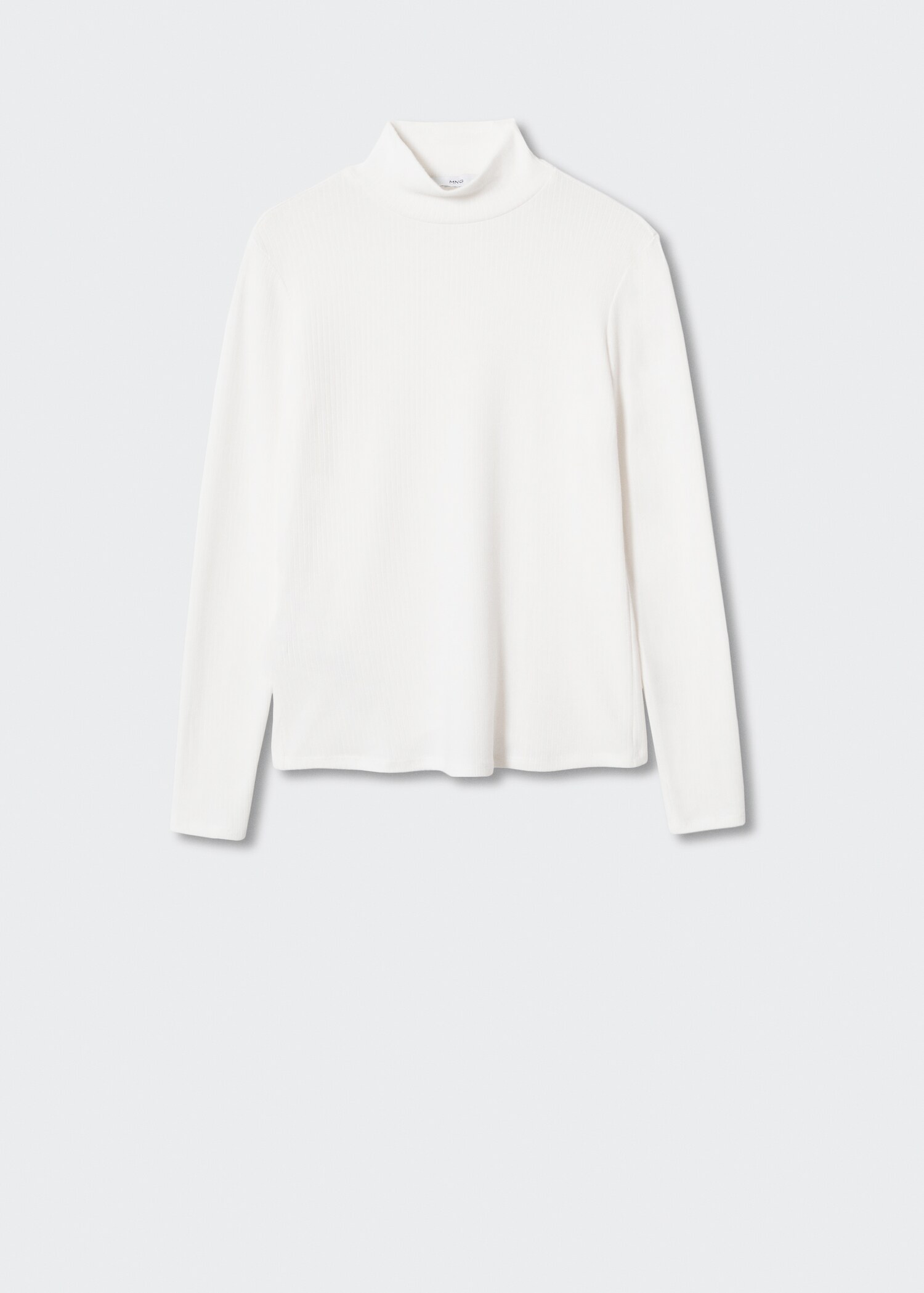 Ribbed long-sleeved t-shirt - Article without model