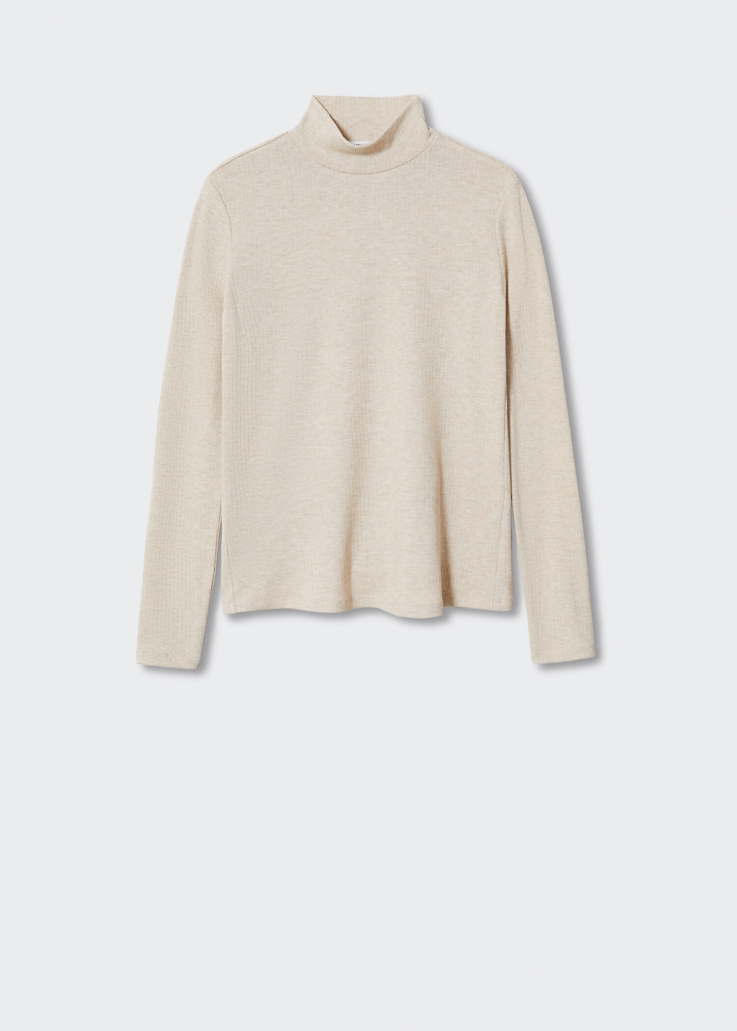 Ribbed long-sleeved t-shirt - Article without model