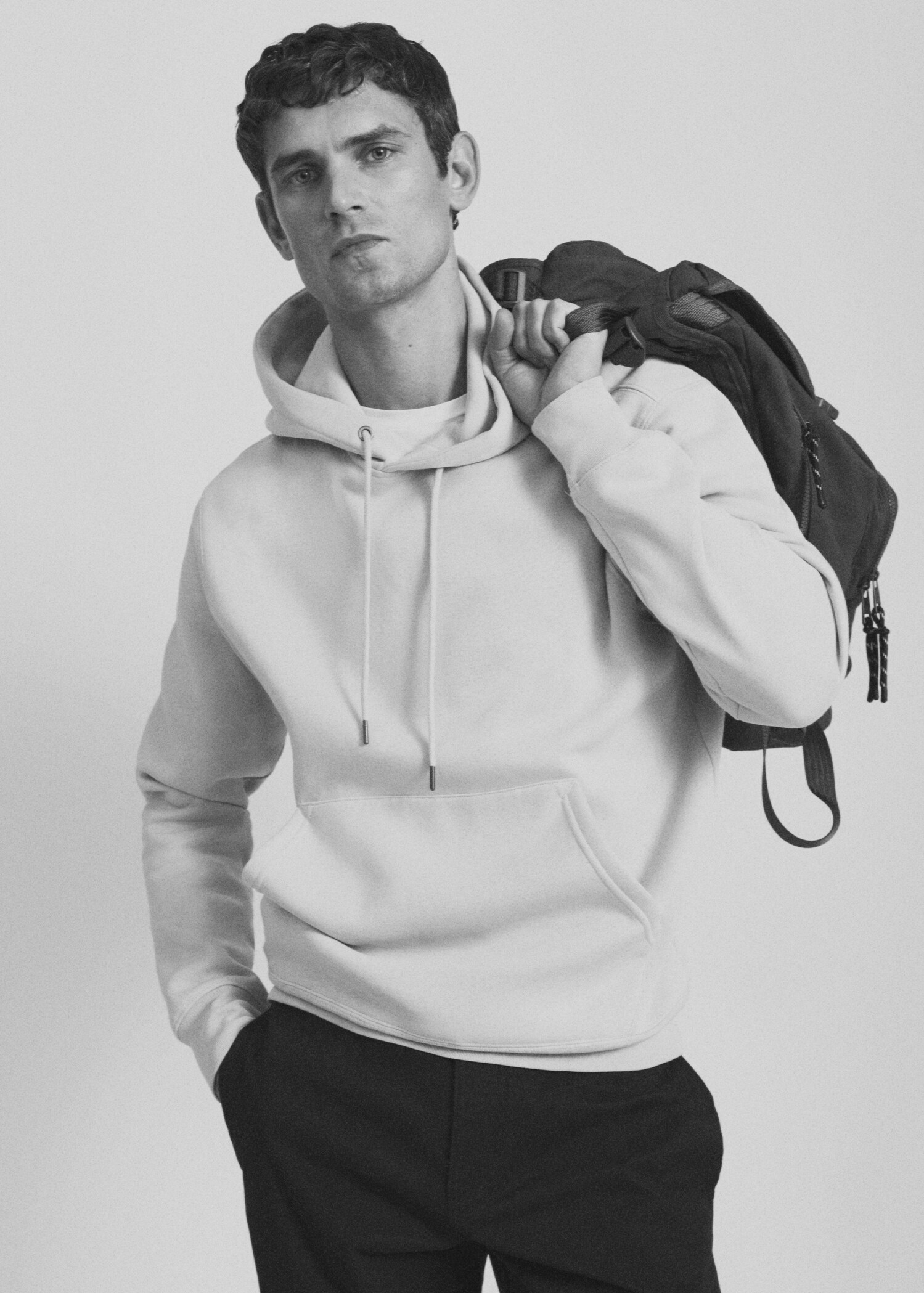 Sweater à capuche coton - Détail de l'article 5