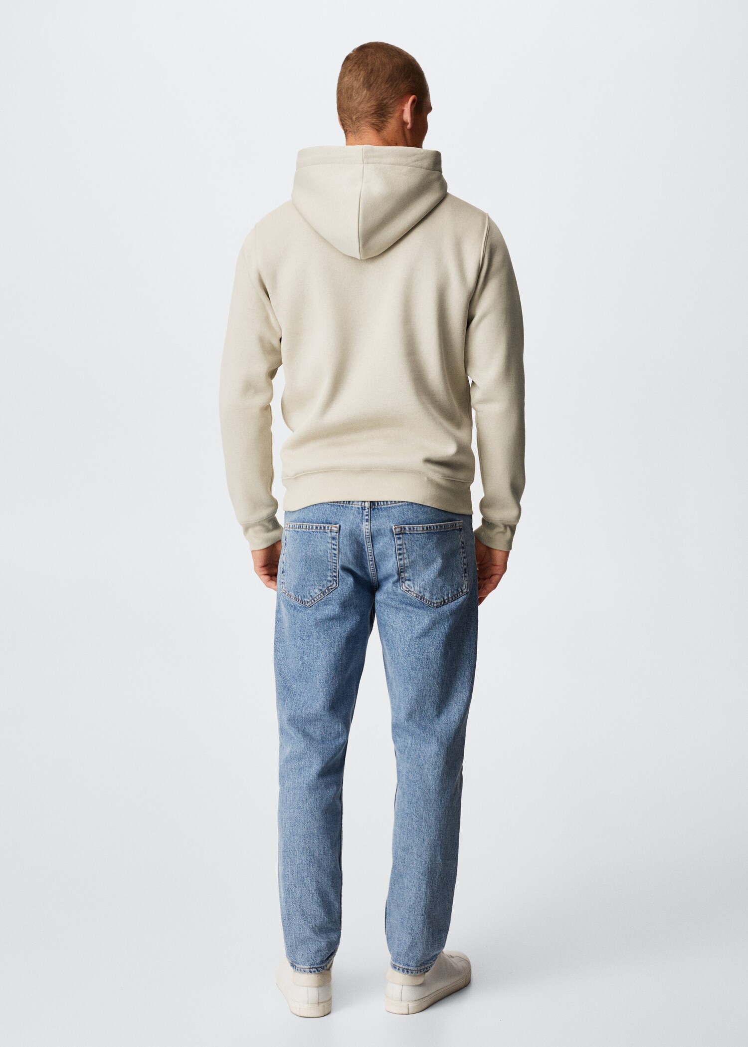 Sweater à capuche coton - Verso de l’article