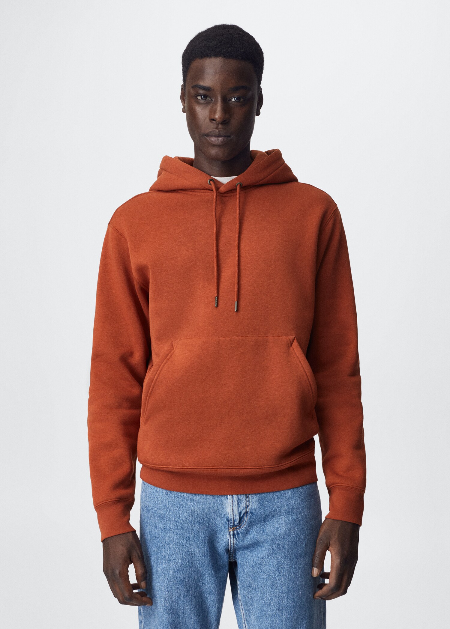 Sweater à capuche coton - Plan moyen