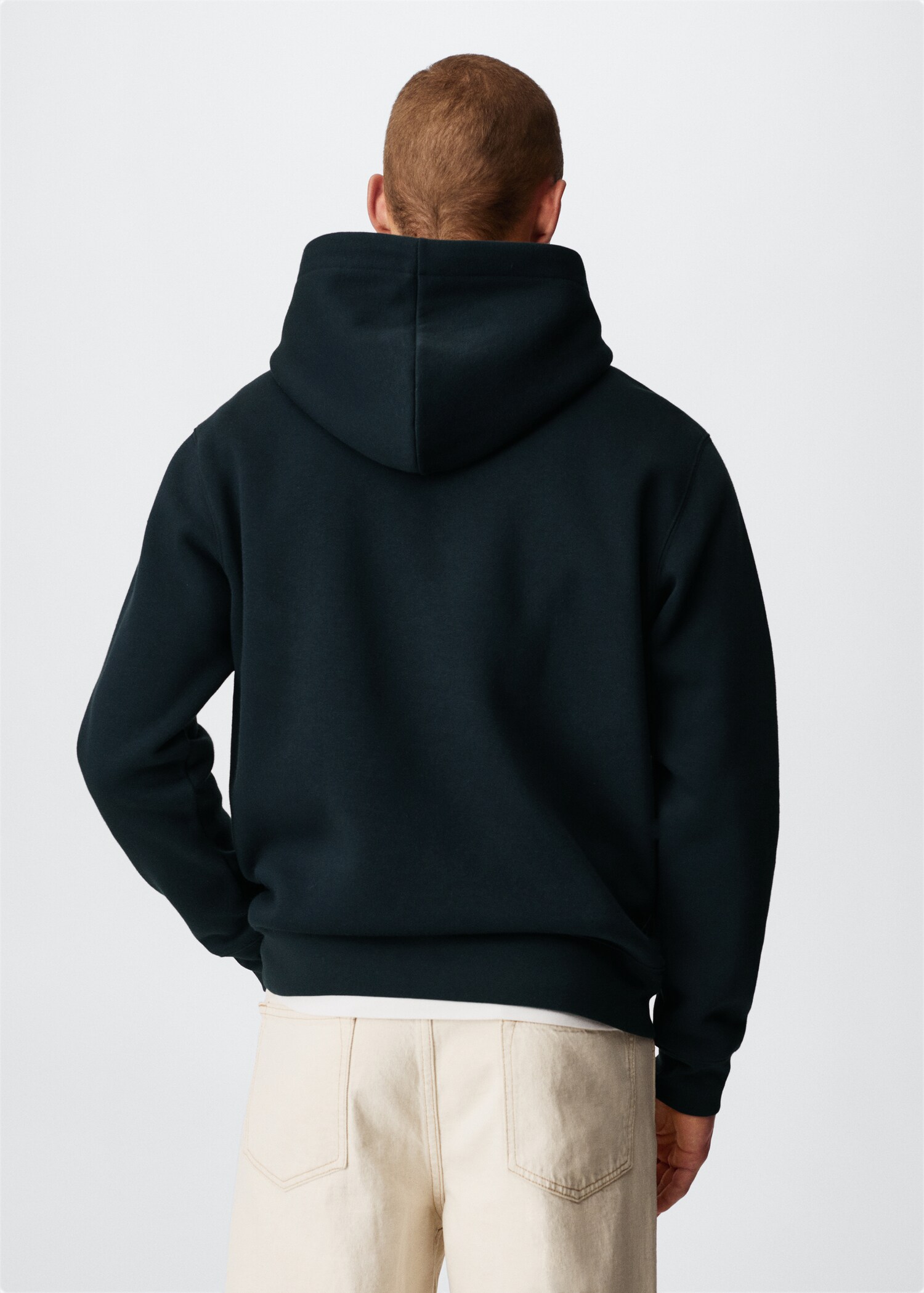 Sweater à capuche coton - Verso de l’article