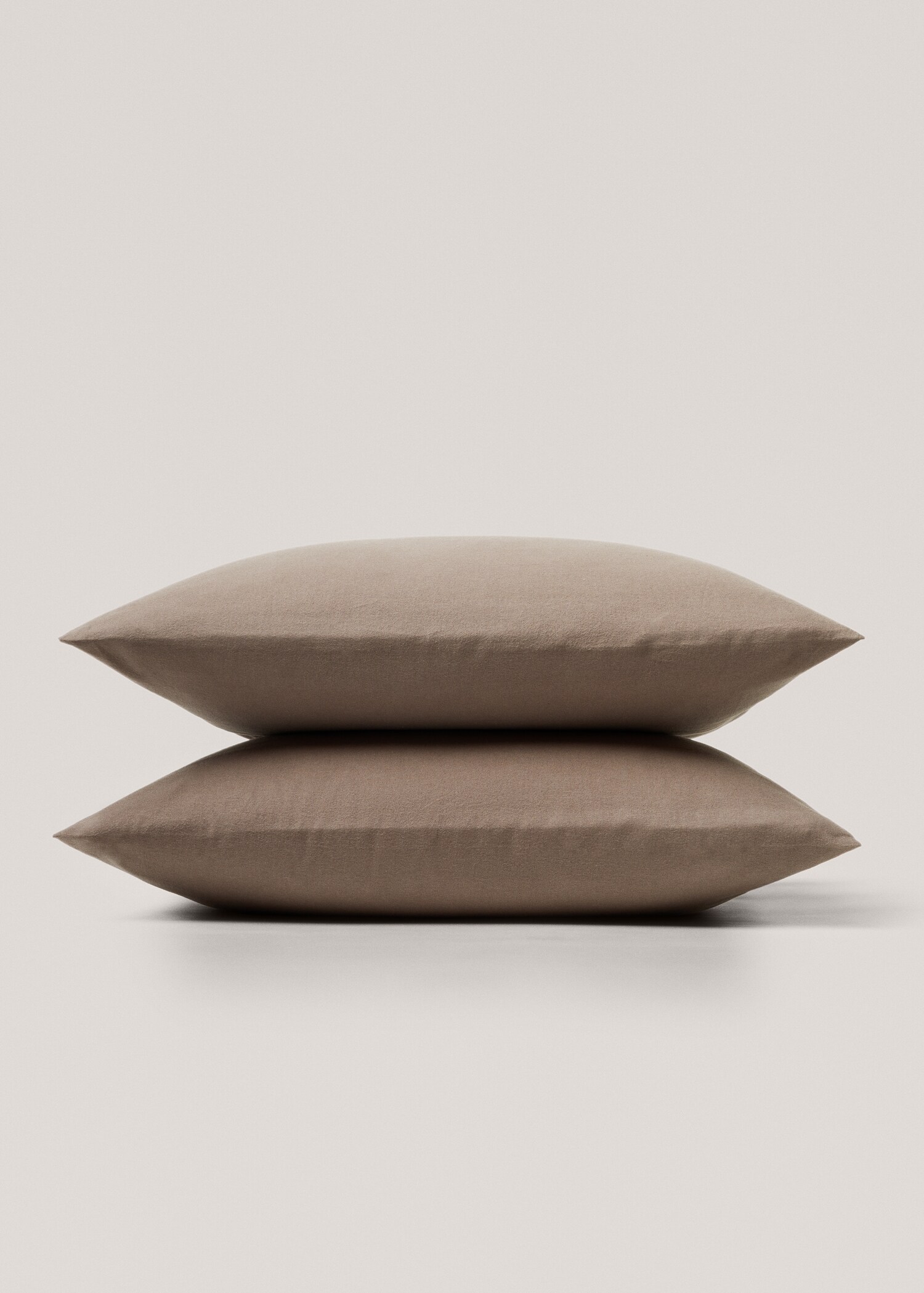 Flannel cushion cover 60x60cm - Medium plane
