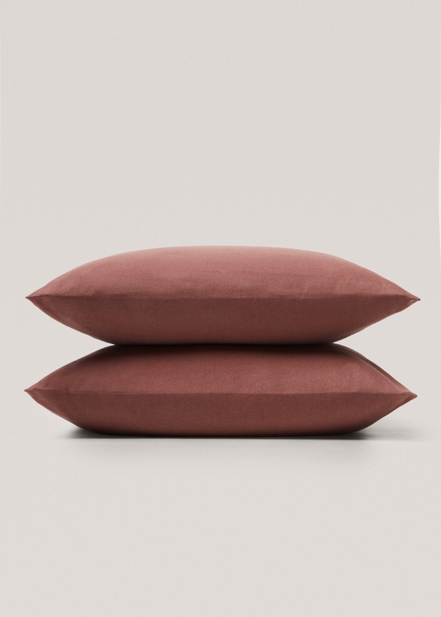 Flannel cushion cover 60x60cm - Medium plane