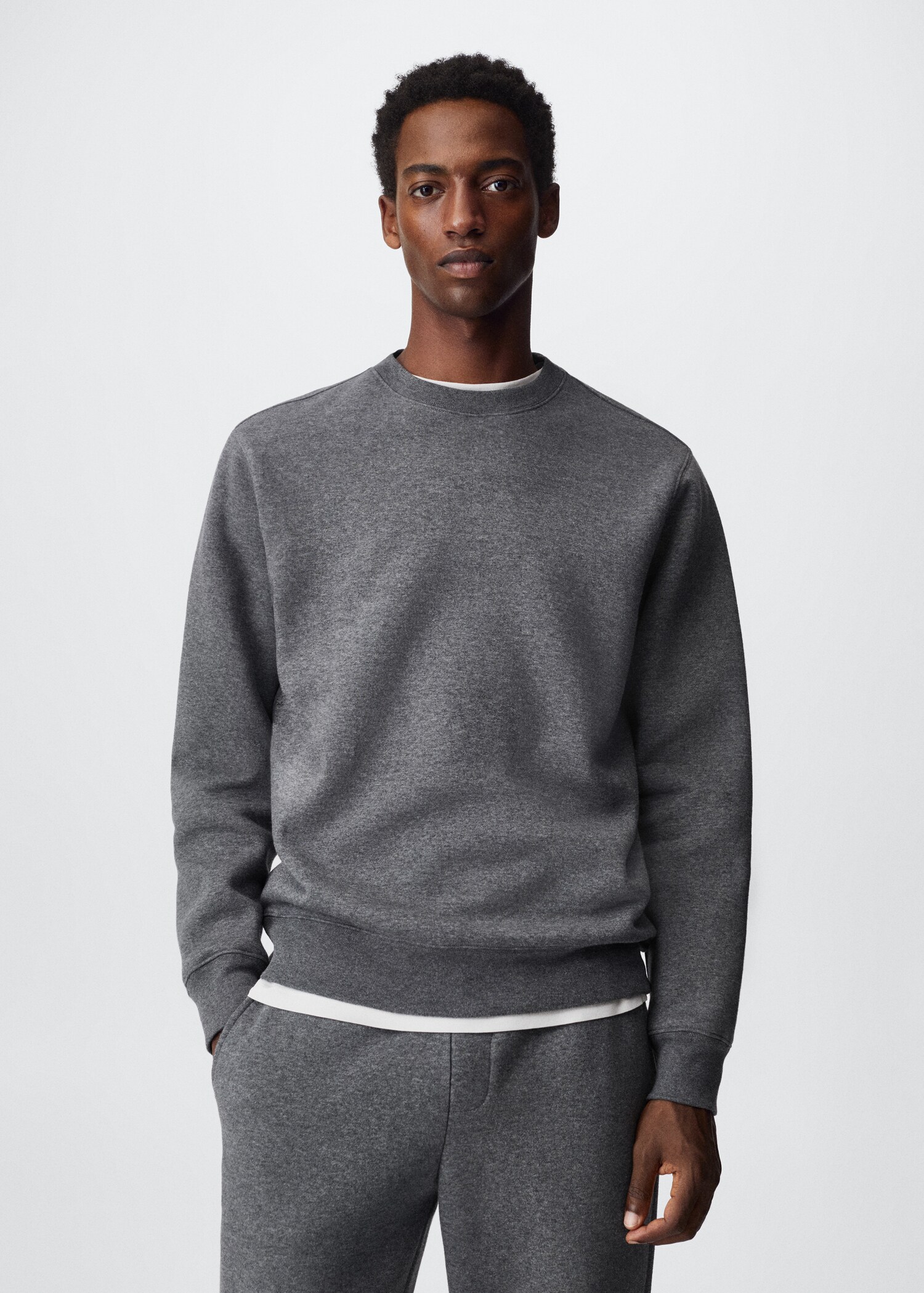 Plush cotton sweatshirt - Medium plane