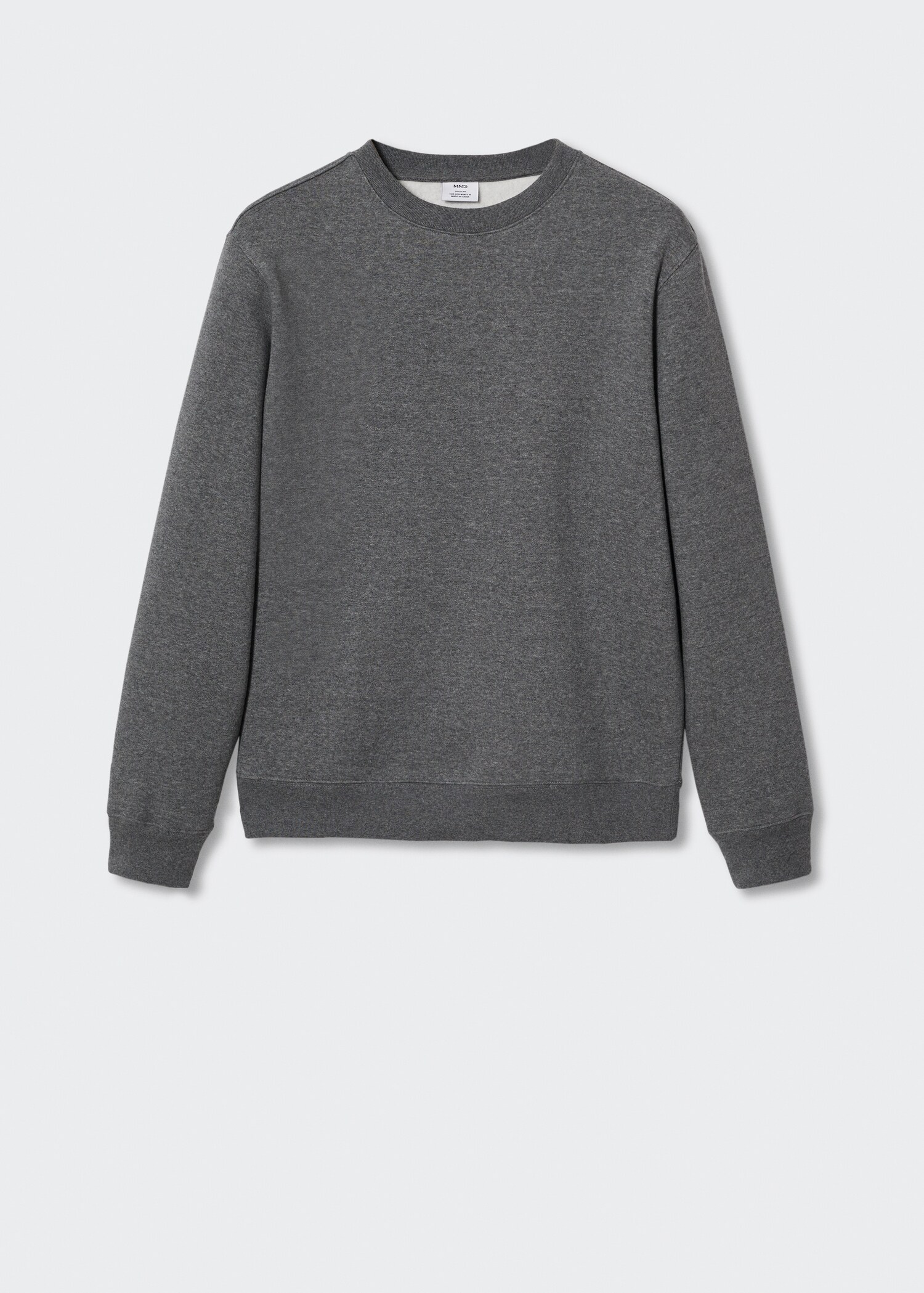 Plush cotton sweatshirt - Article without model