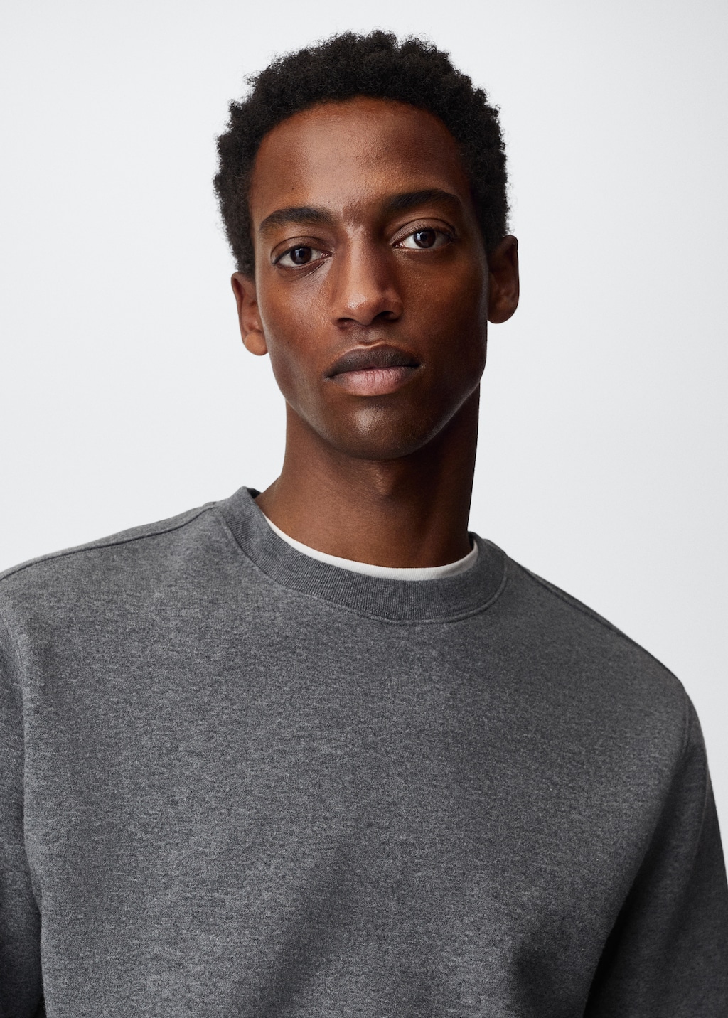 Plush cotton sweatshirt Men MANGO OUTLET United Kingdom