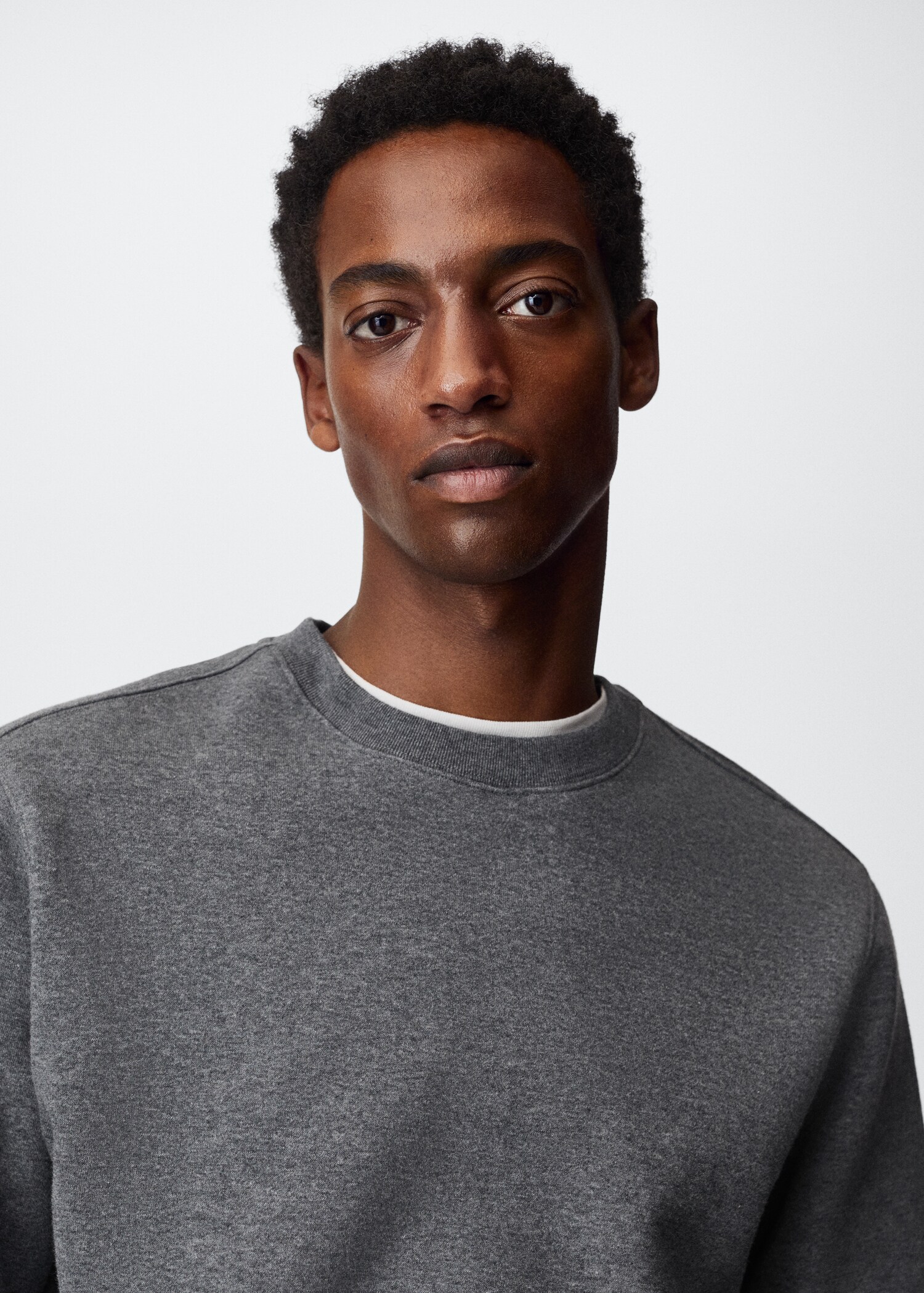 Plush cotton sweatshirt - Details of the article 1