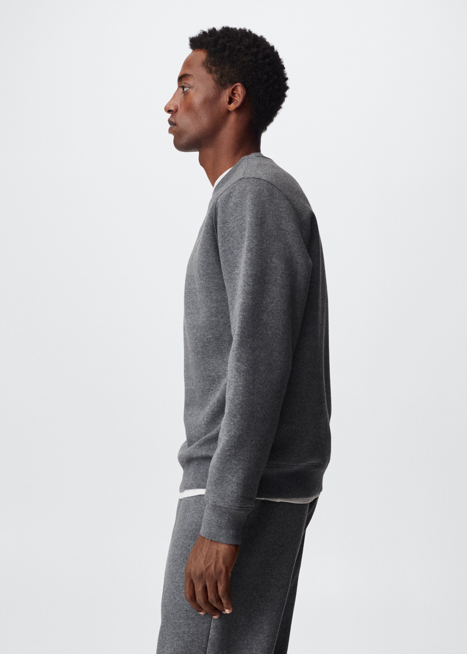 Plush cotton sweatshirt - Details of the article 2