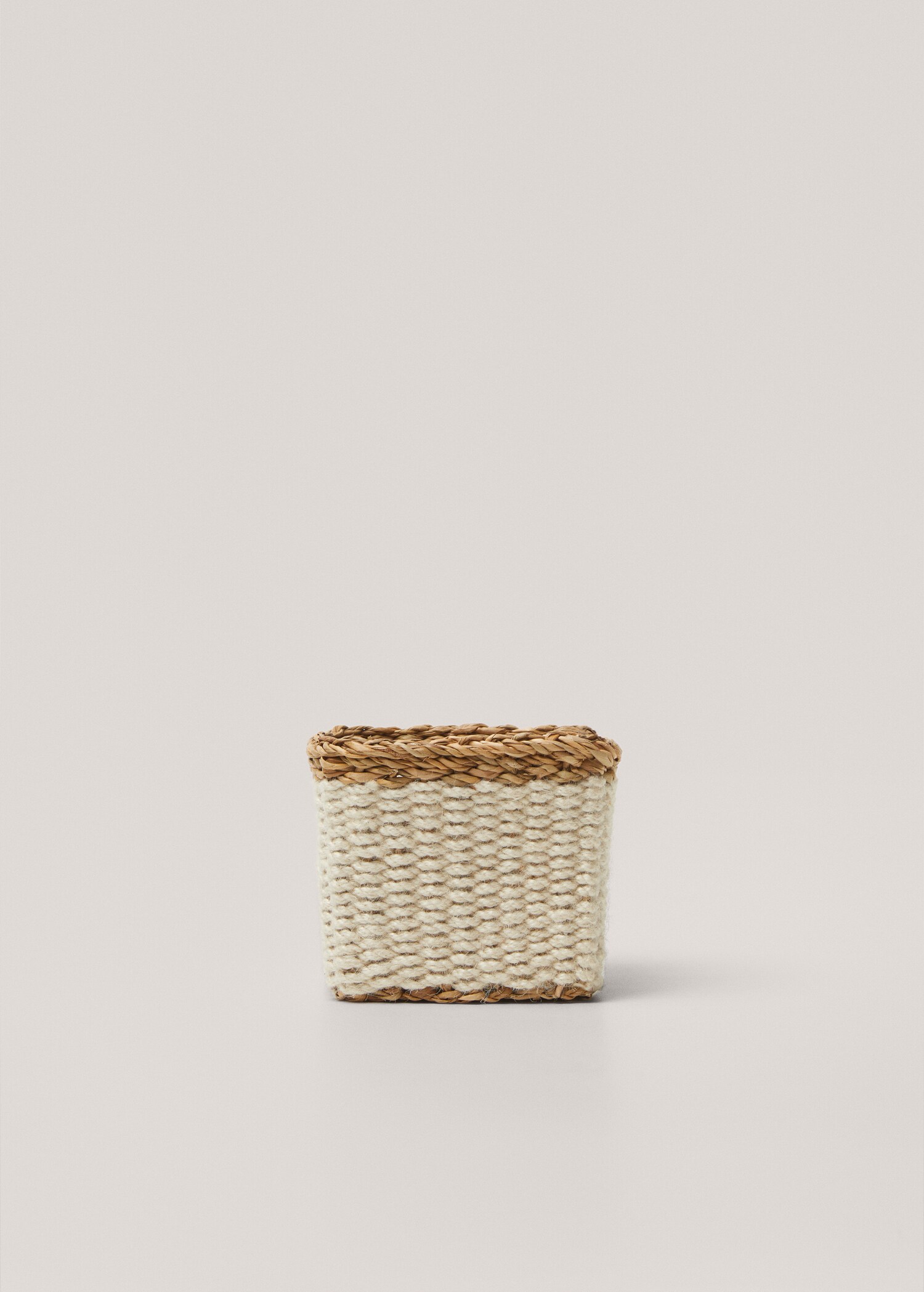 Coș din fibre naturale 14x14 cm - Articol fără model