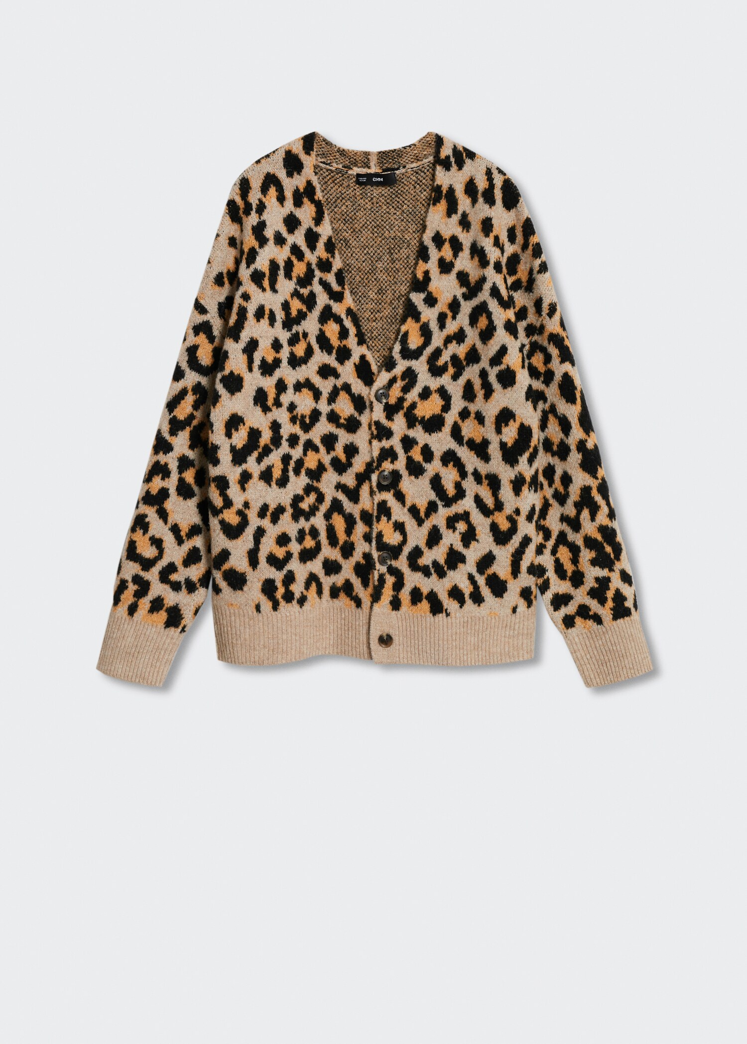 Animal print cardigan - Article without model