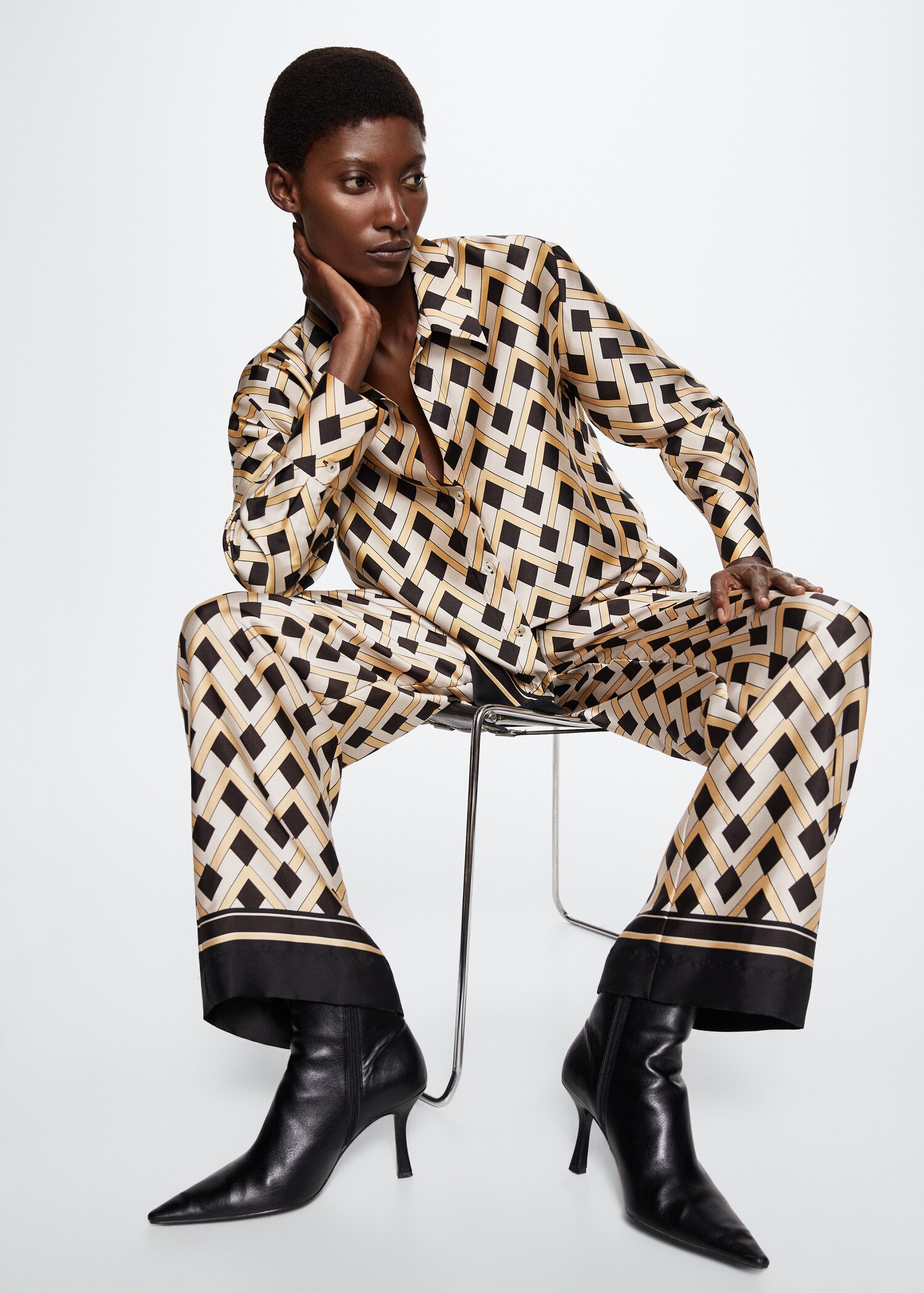 Pantalon fluide imprimé - Détail de l'article 2