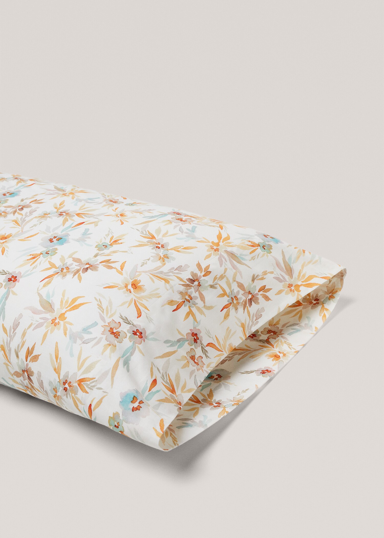 Floral print pillowcase 45x110cm - Details of the article 1