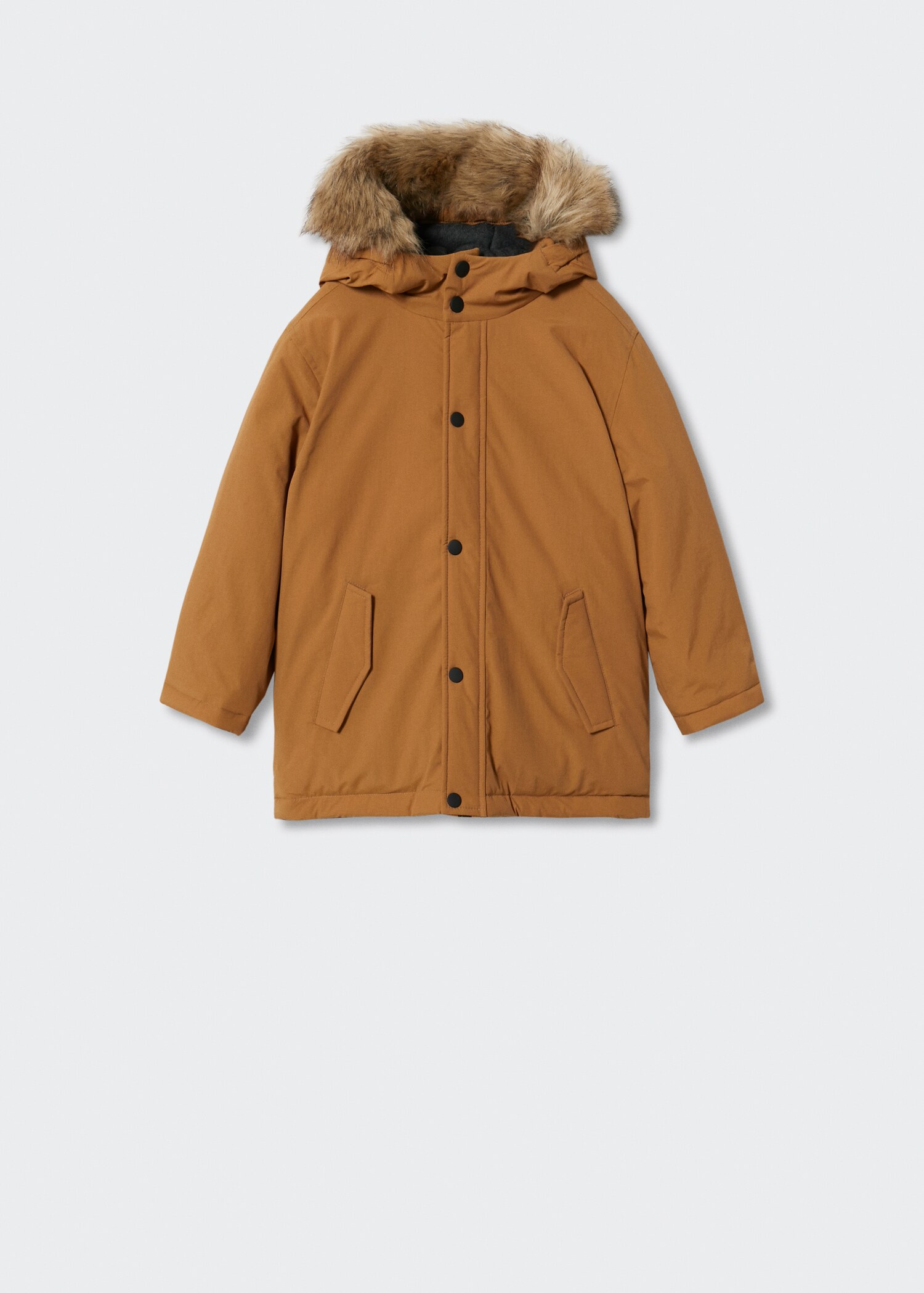 Anorak capucha pelo desmontable - Artículo sin modelo