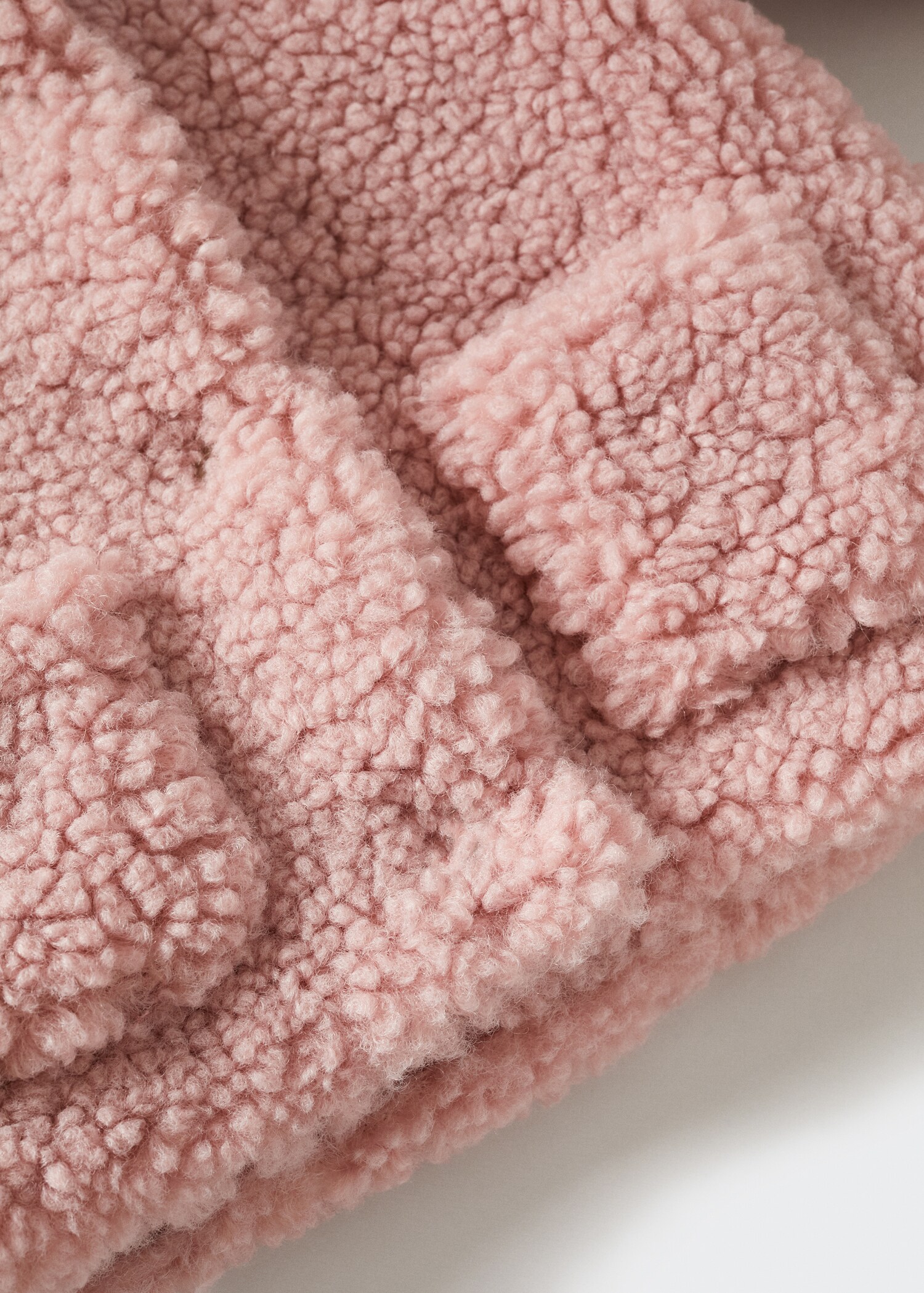 Shearling-effect hooded coat - Details of the article 9