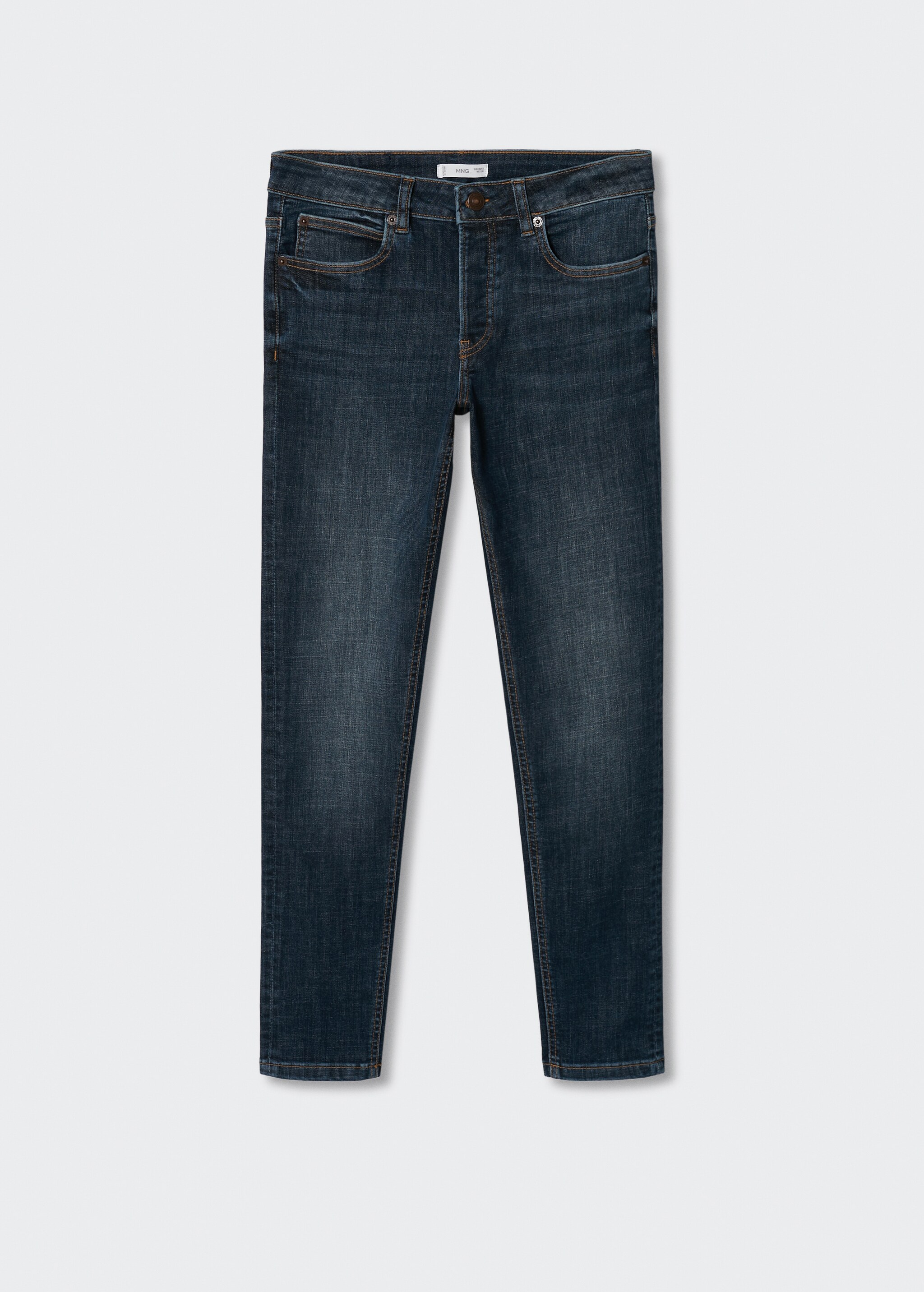 Slim-fit medium-wash jeans - Article without model