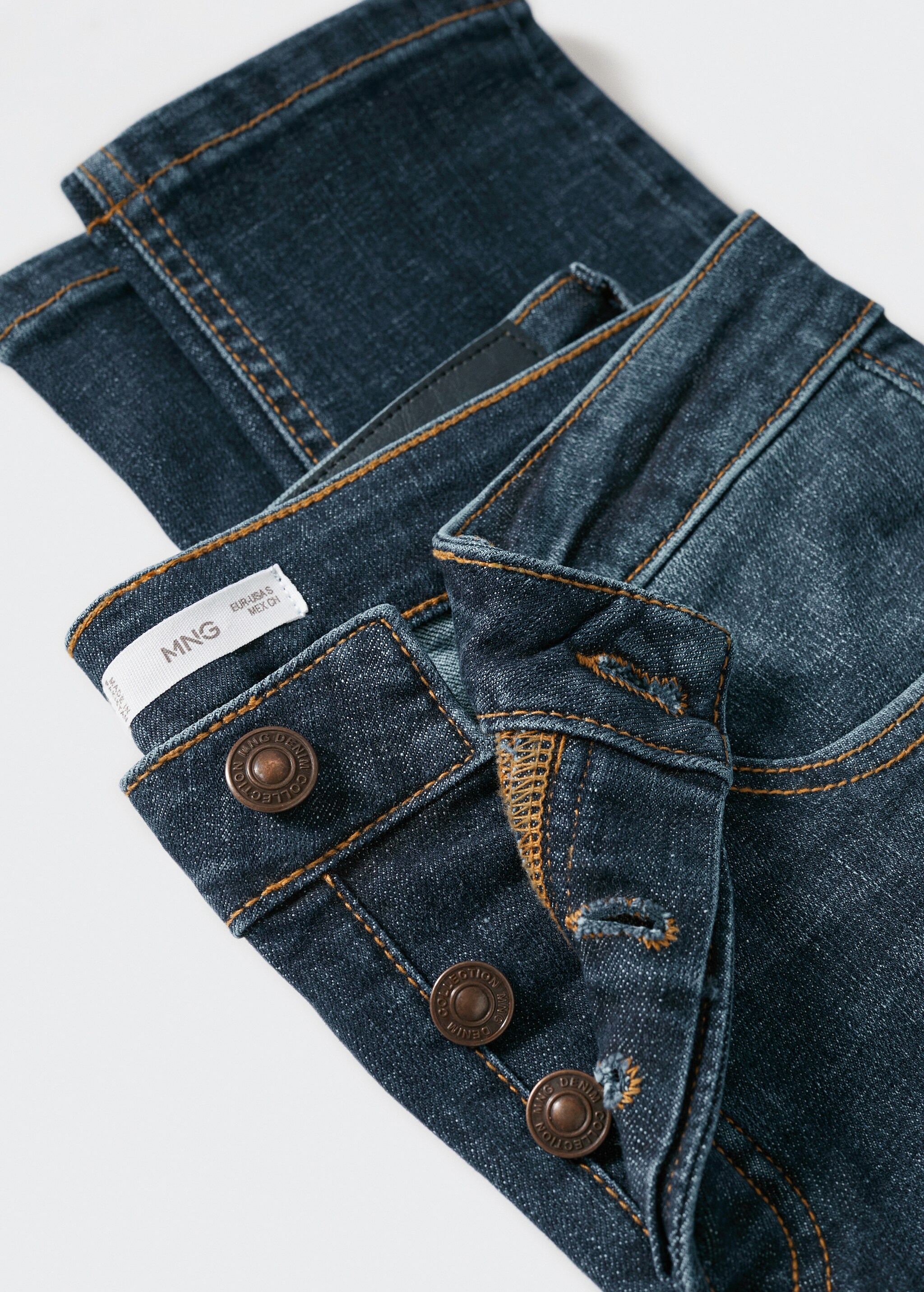 Slim-fit medium-wash jeans - Details of the article 8