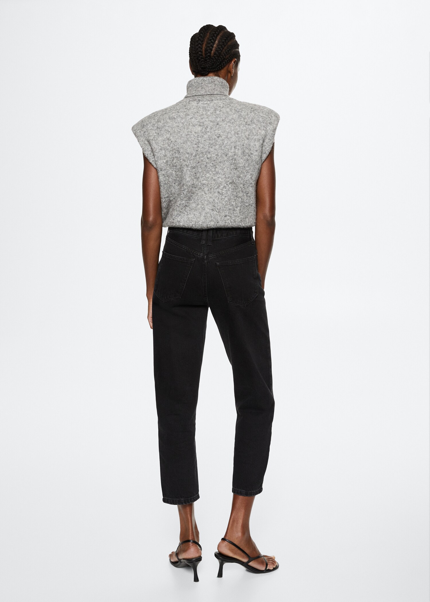 High-waist mom jeans - Achterkant van het artikel