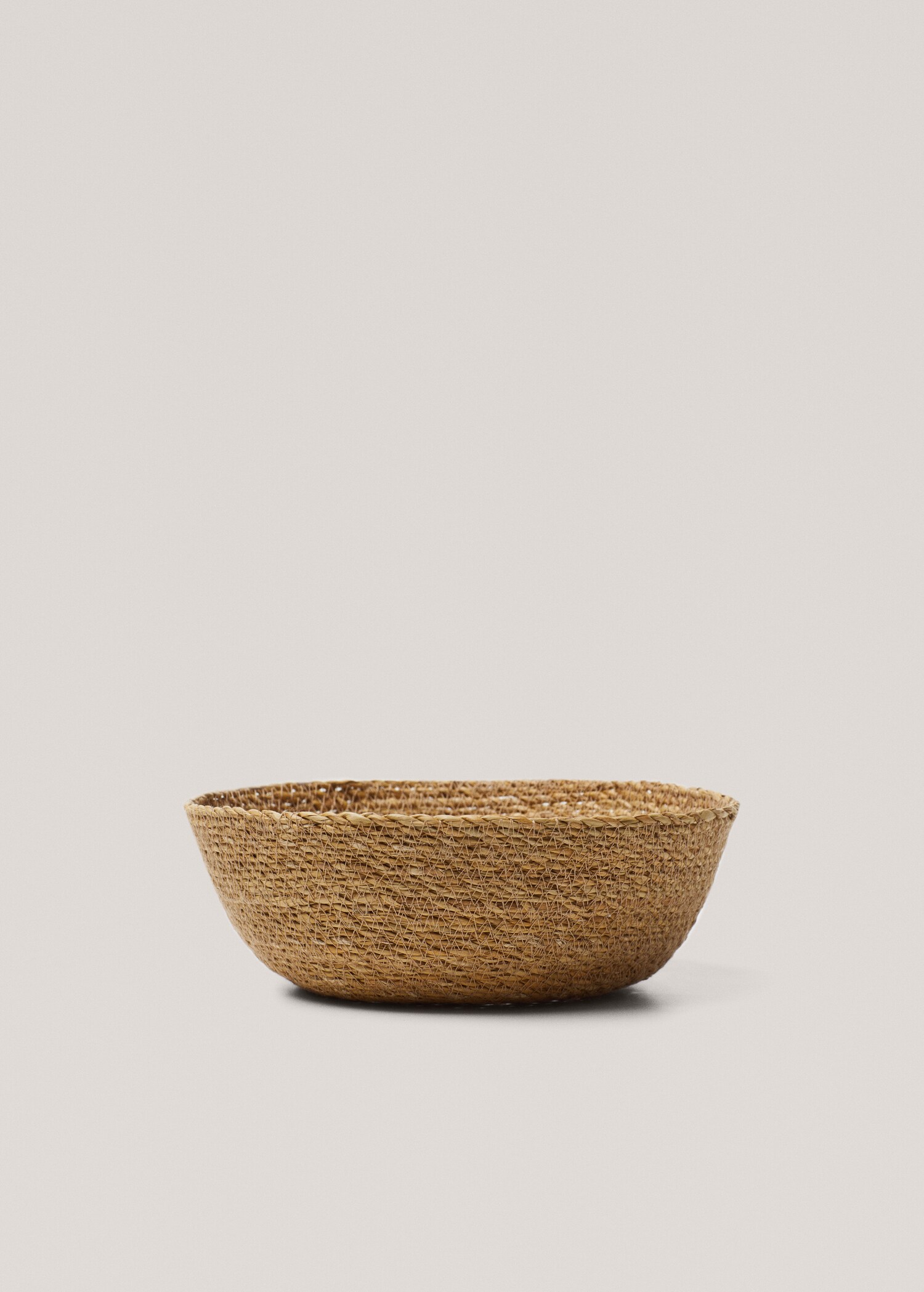 Bol rond fibres naturelles 30x10 cm - Article sans modèle