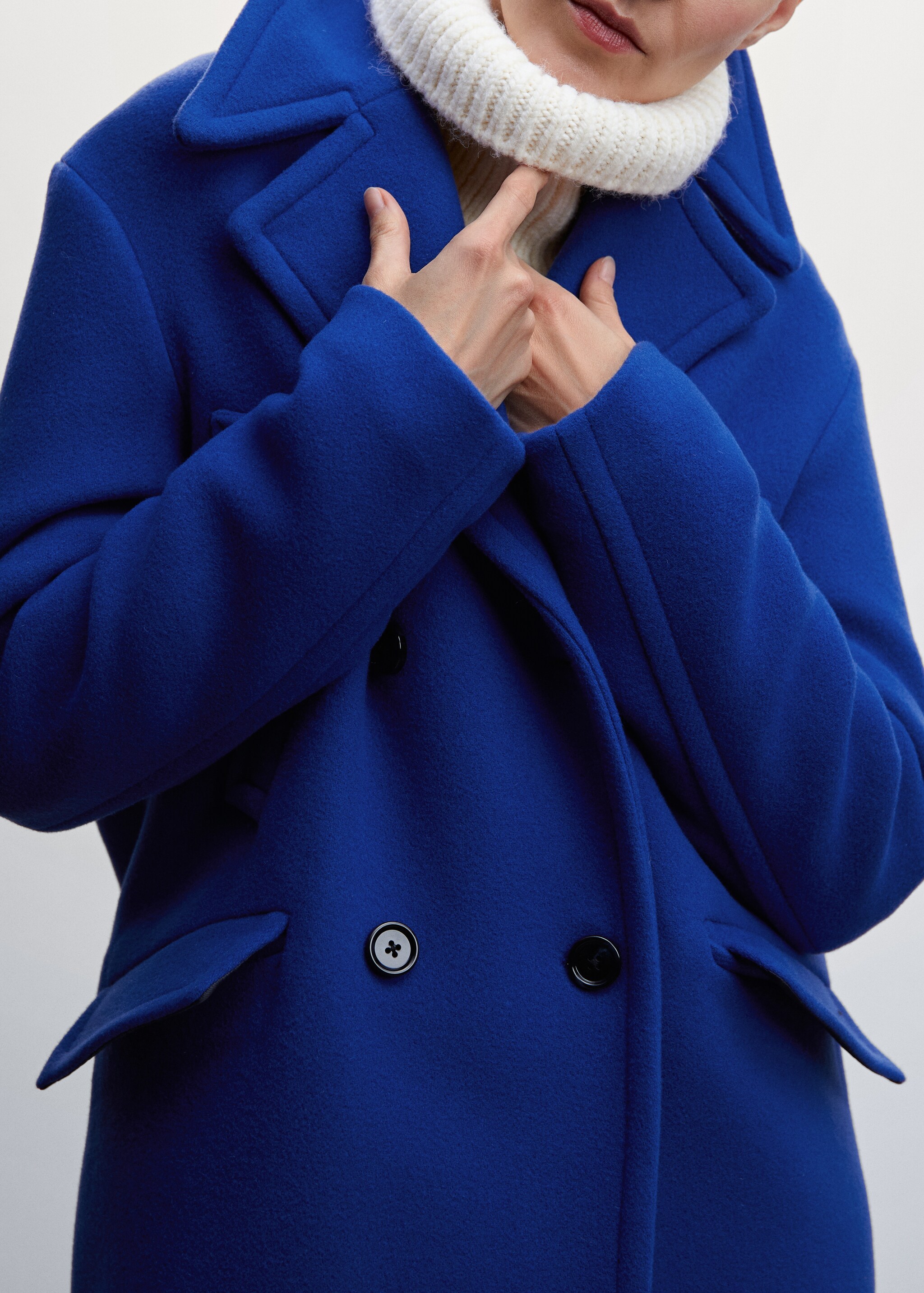 Buttoned cotton coat - Details of the article 6