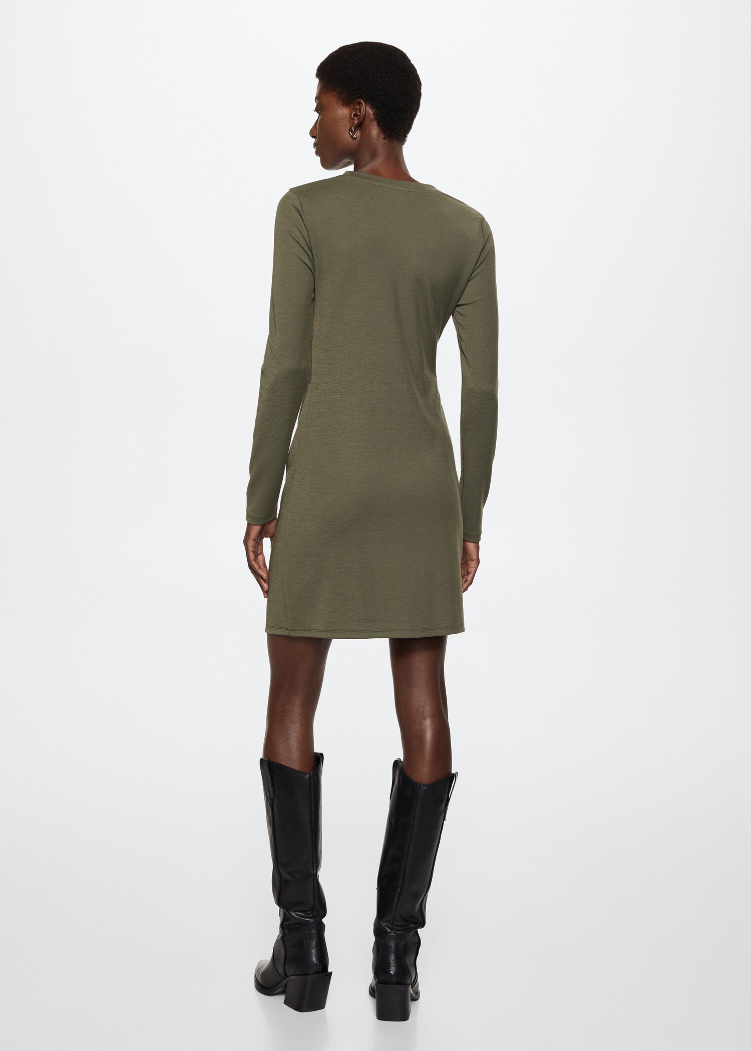 Vestit canalé nus - Revers de l'article