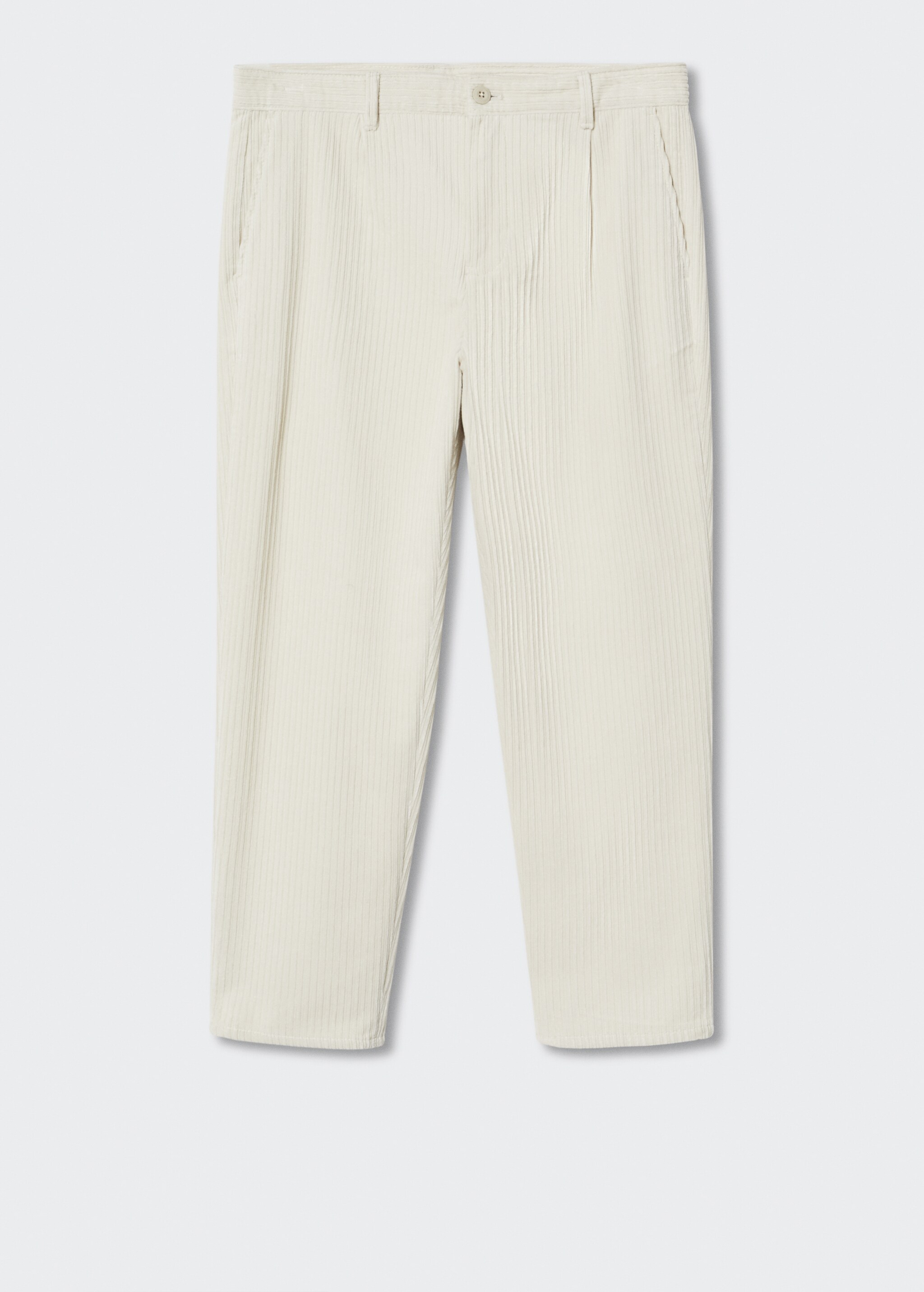 Regular fit corduroy trousers - Article without model