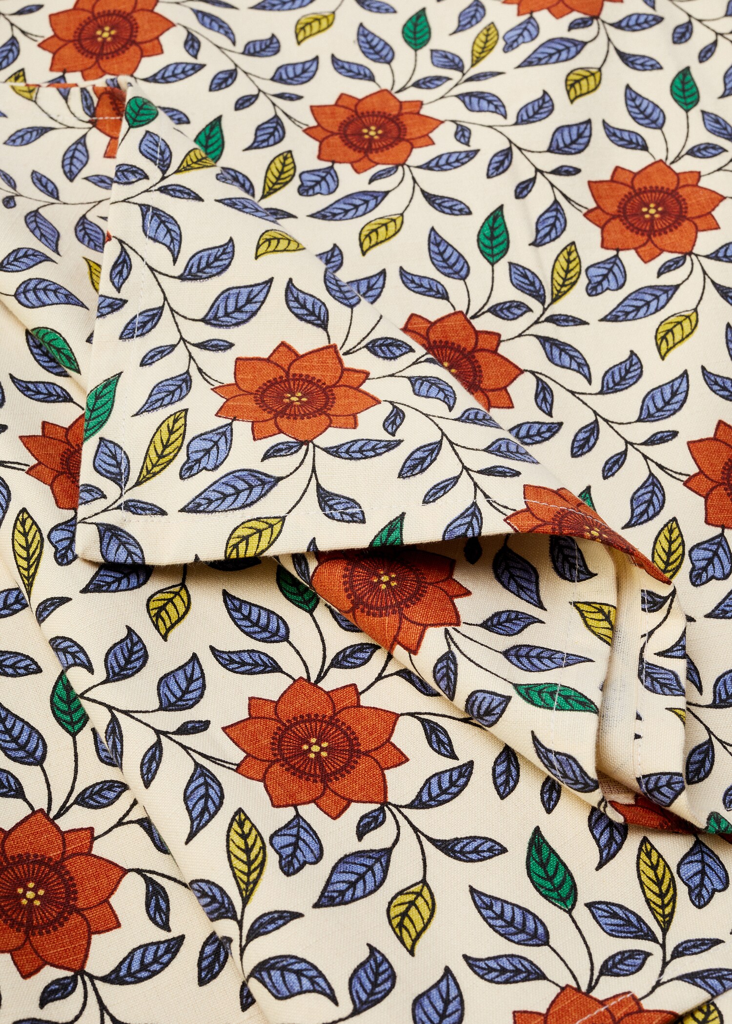 100% cotton flower tablecloth 150x250cm - Details of the article 1