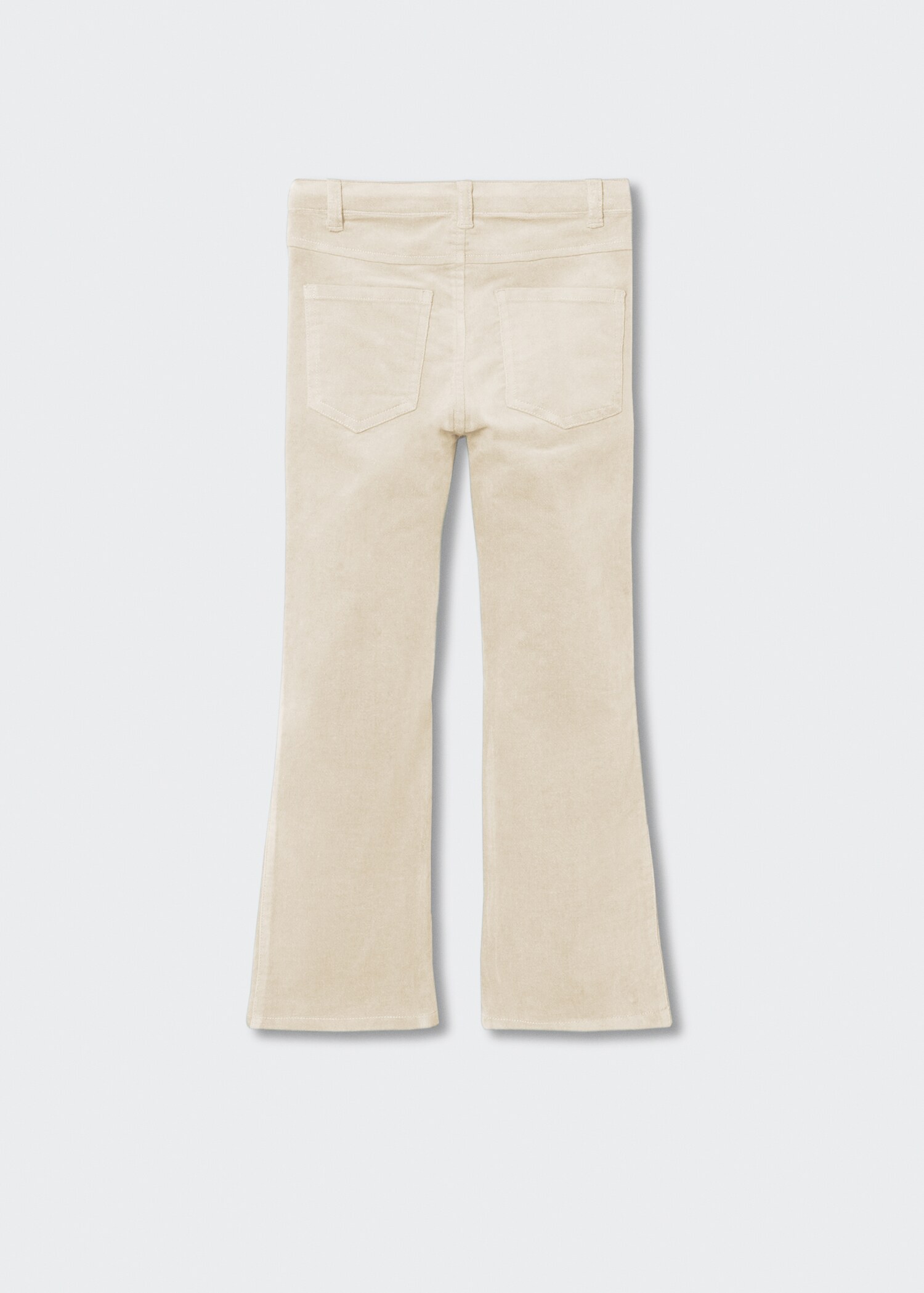 Pantalons vellut - Revers de l'article