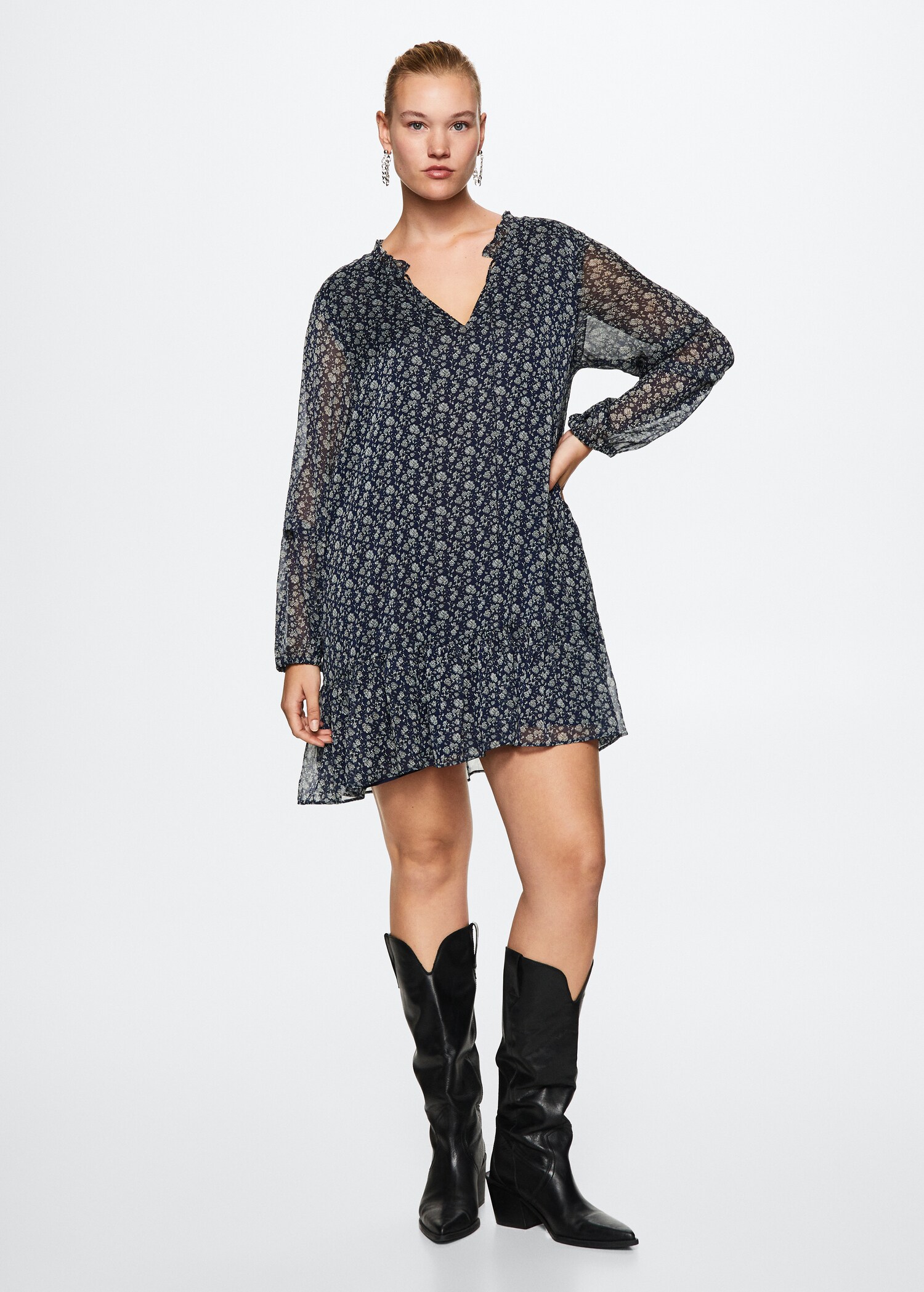 Vestit floral gasa - Detall de l'article 3