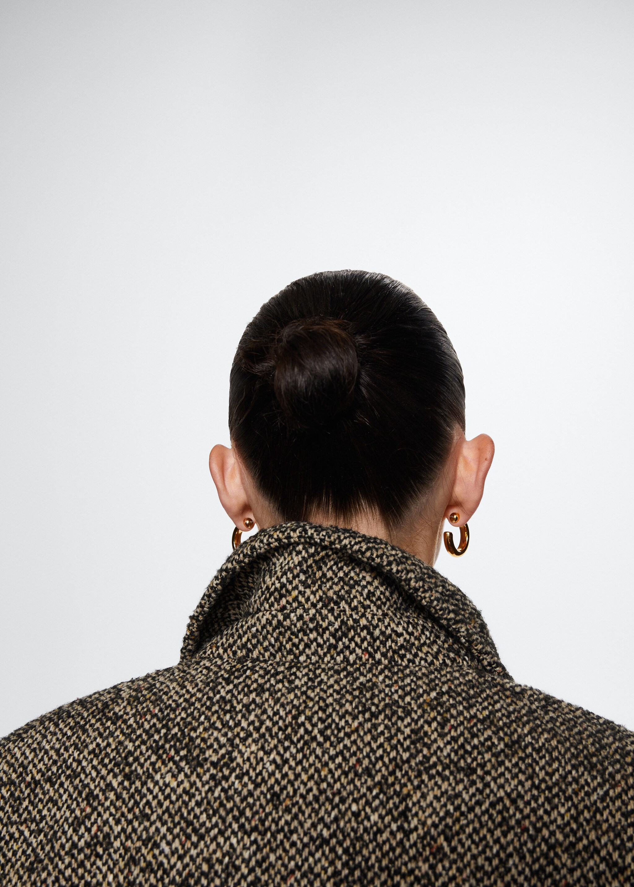 Textured flecked wool coat - Details of the article 6