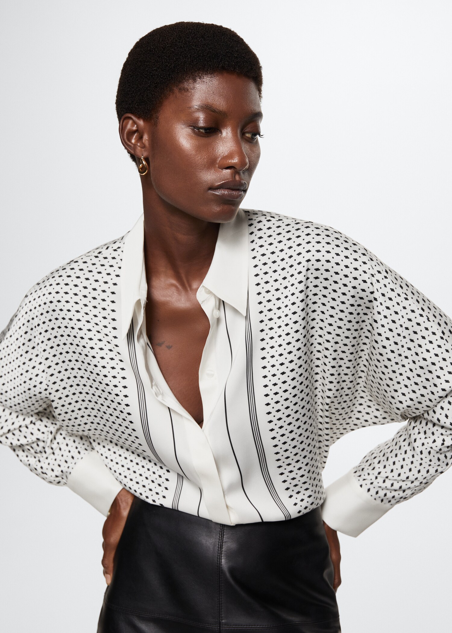 Camisa estampado geométrico - Detalle del artículo 4