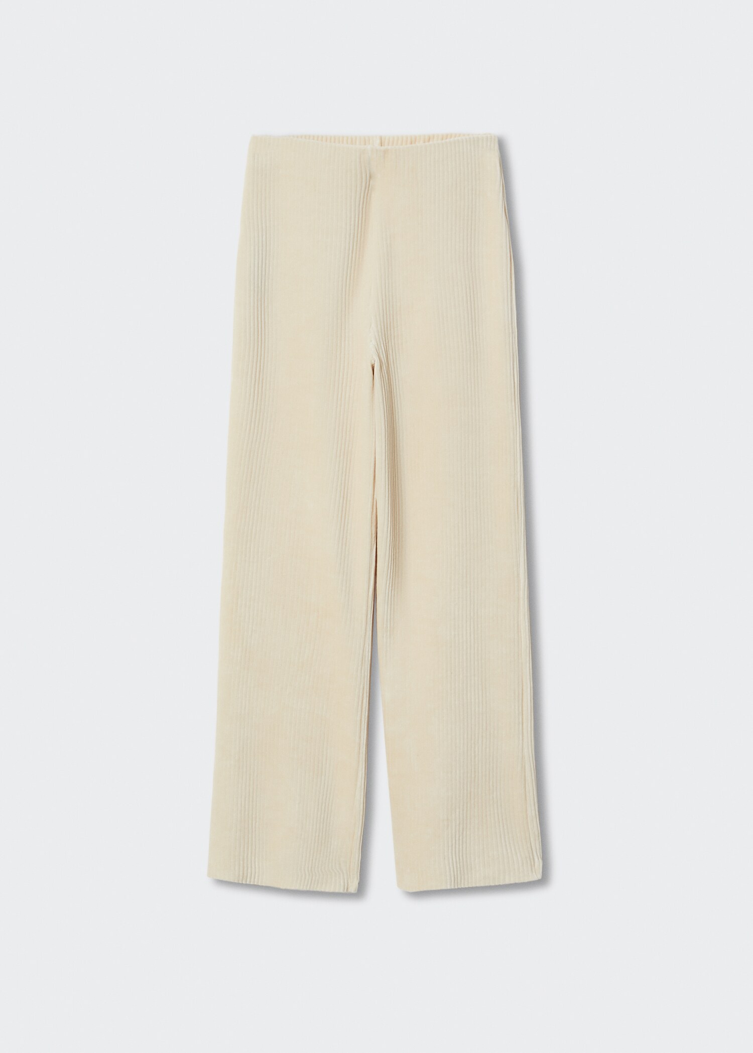 Corduroy trousers with elastic waist - Article without model