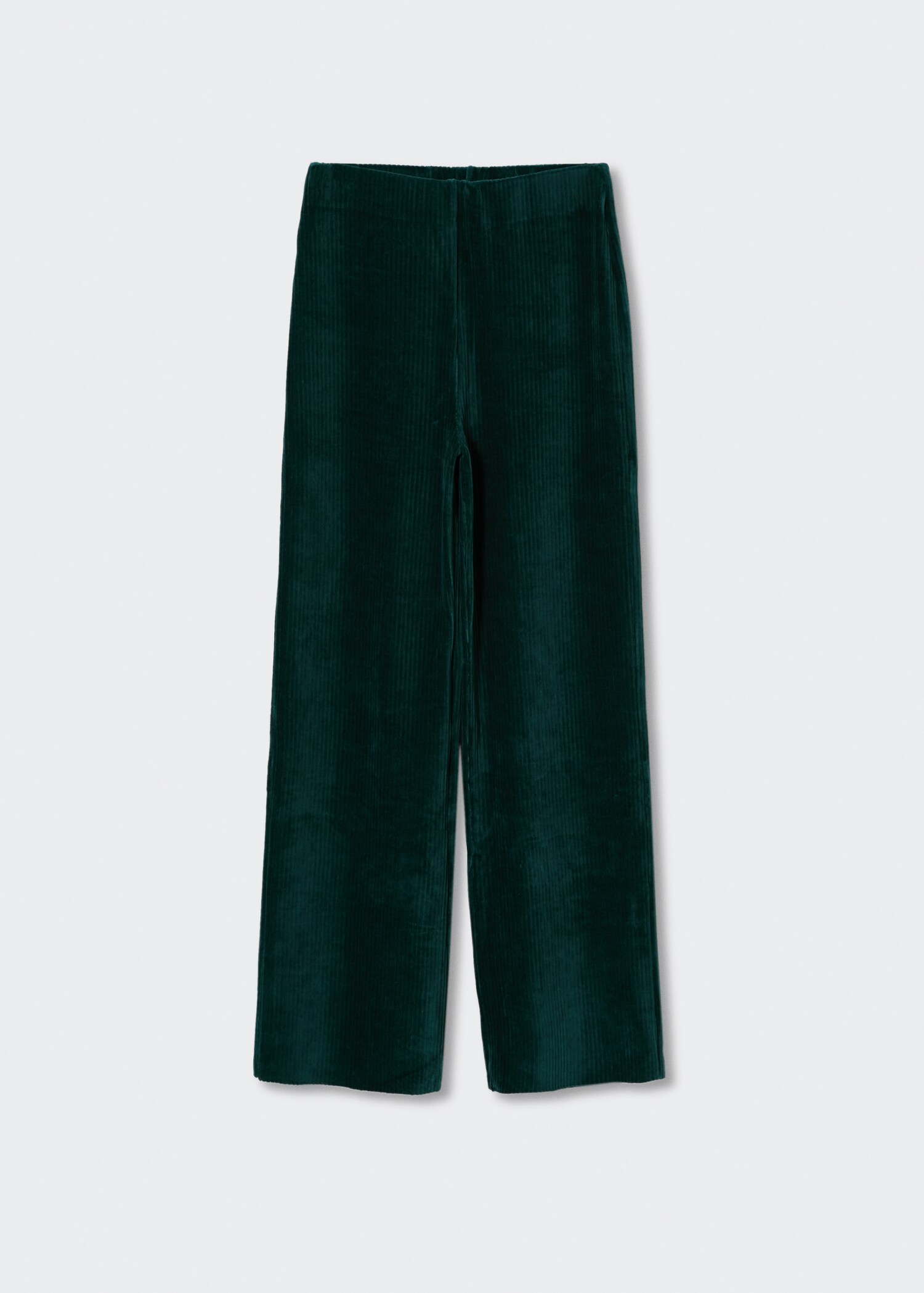Corduroy trousers with elastic waist - Article without model