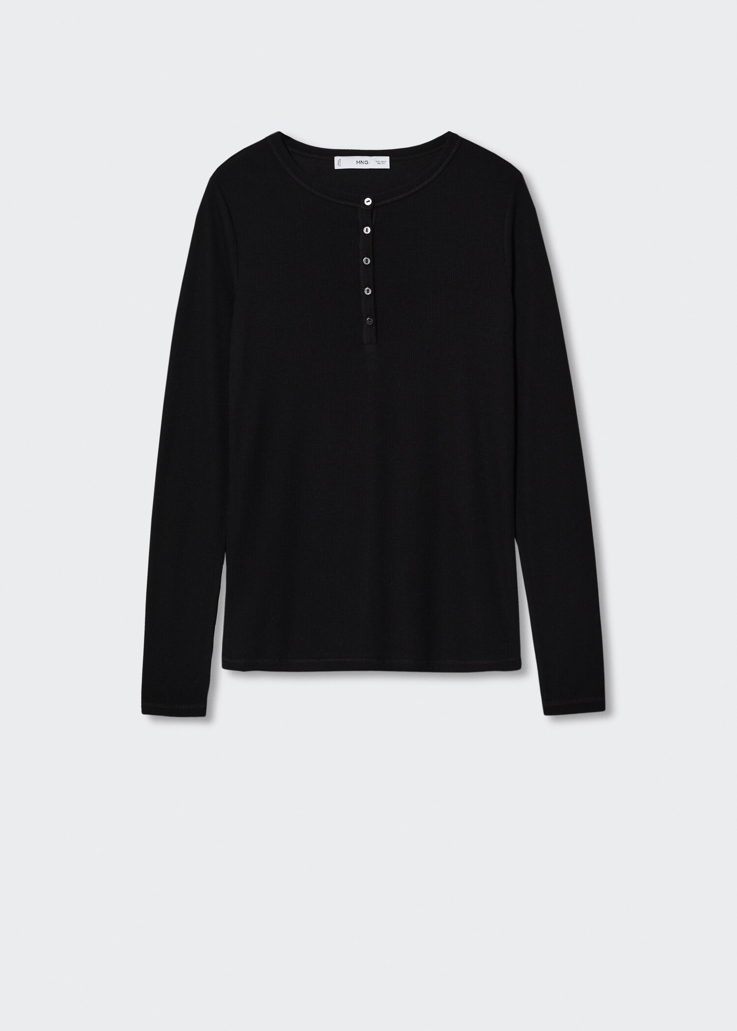 Tricou reiat cu nasturi - Articol fără model