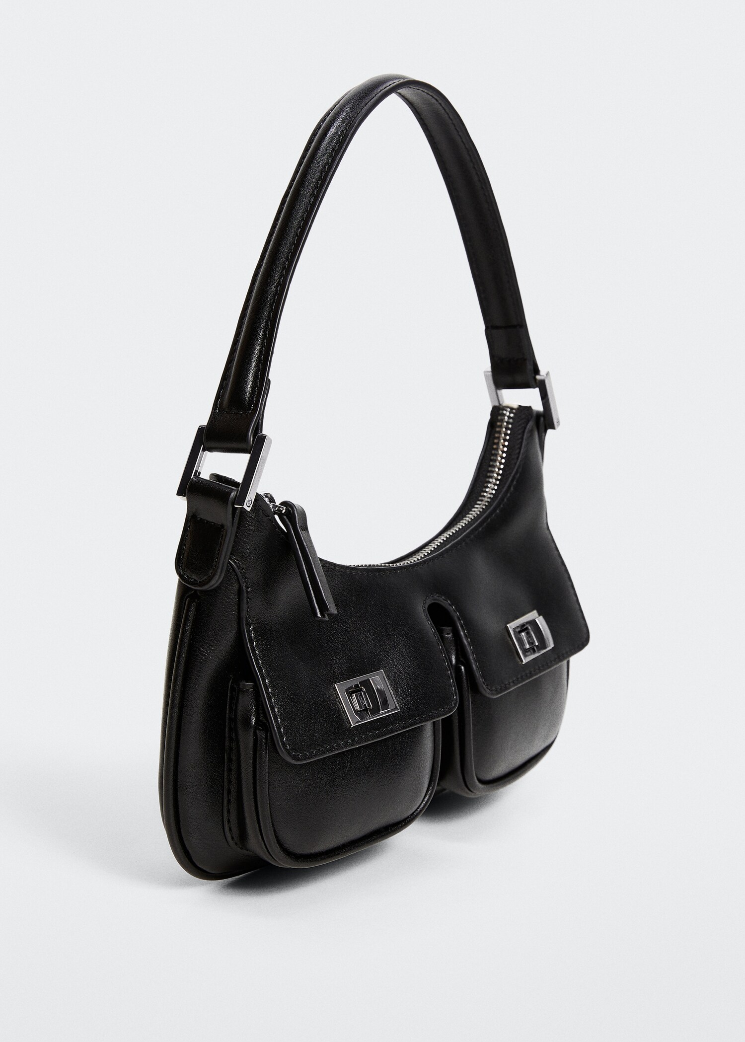 Schultertasche mit Taschen