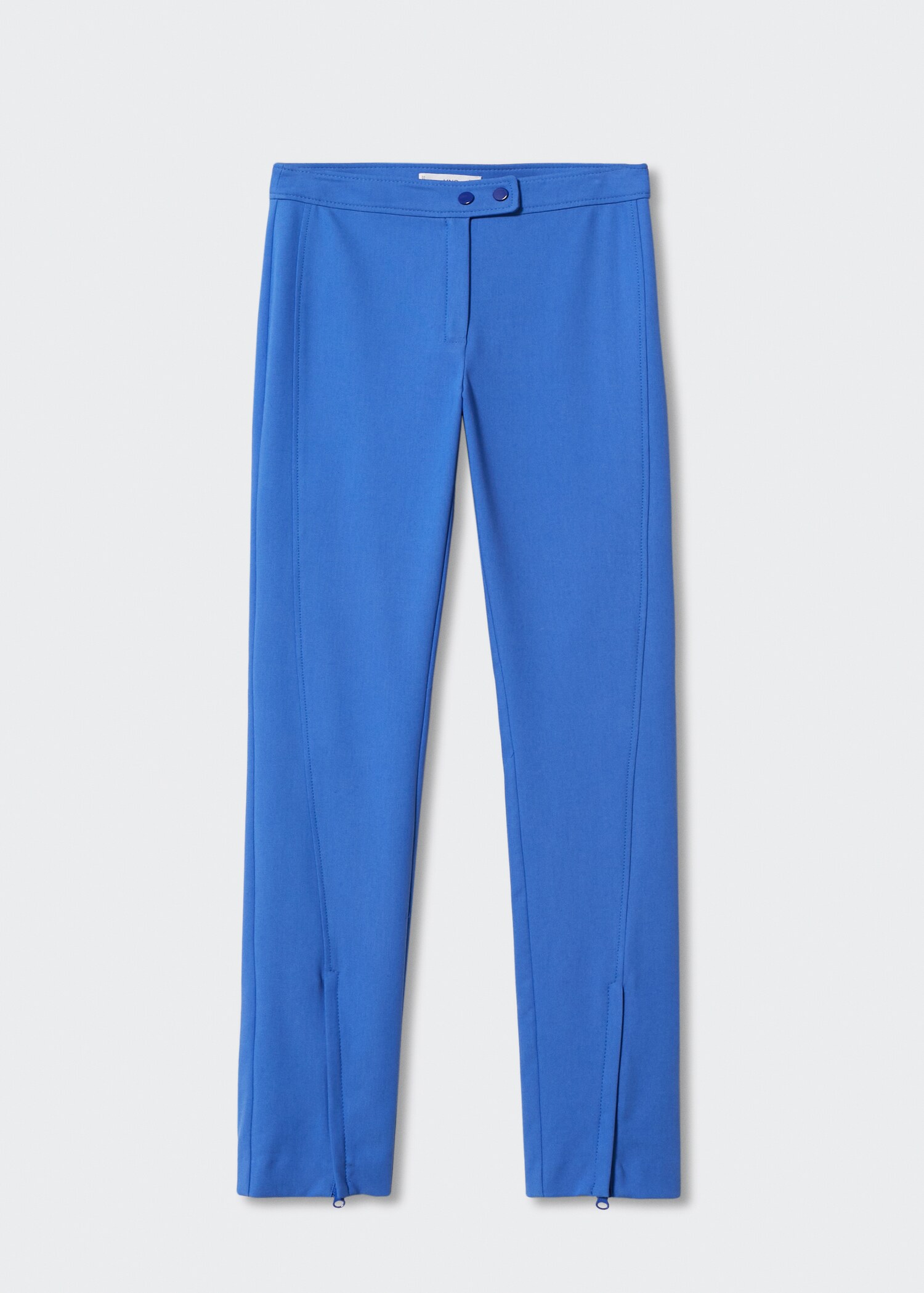 Pantaloni drepți cu șlițuri - Articol fără model