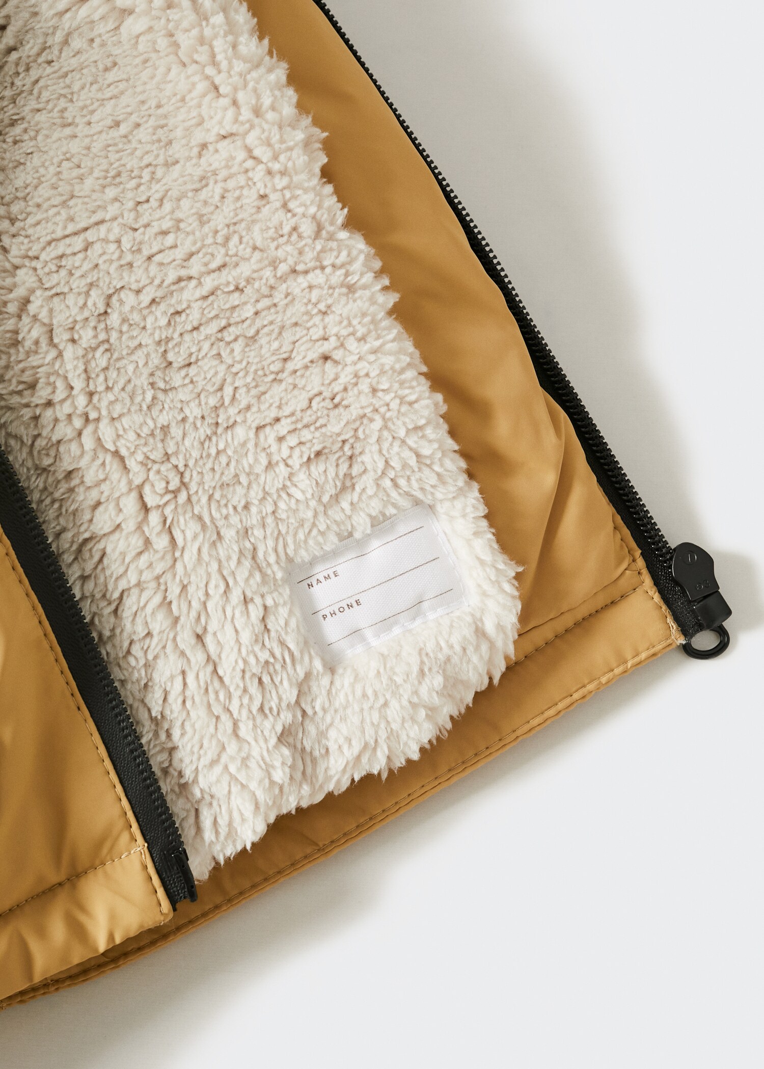 Prošívaný anorak s podšívkou z beránka - Detail zboží 8