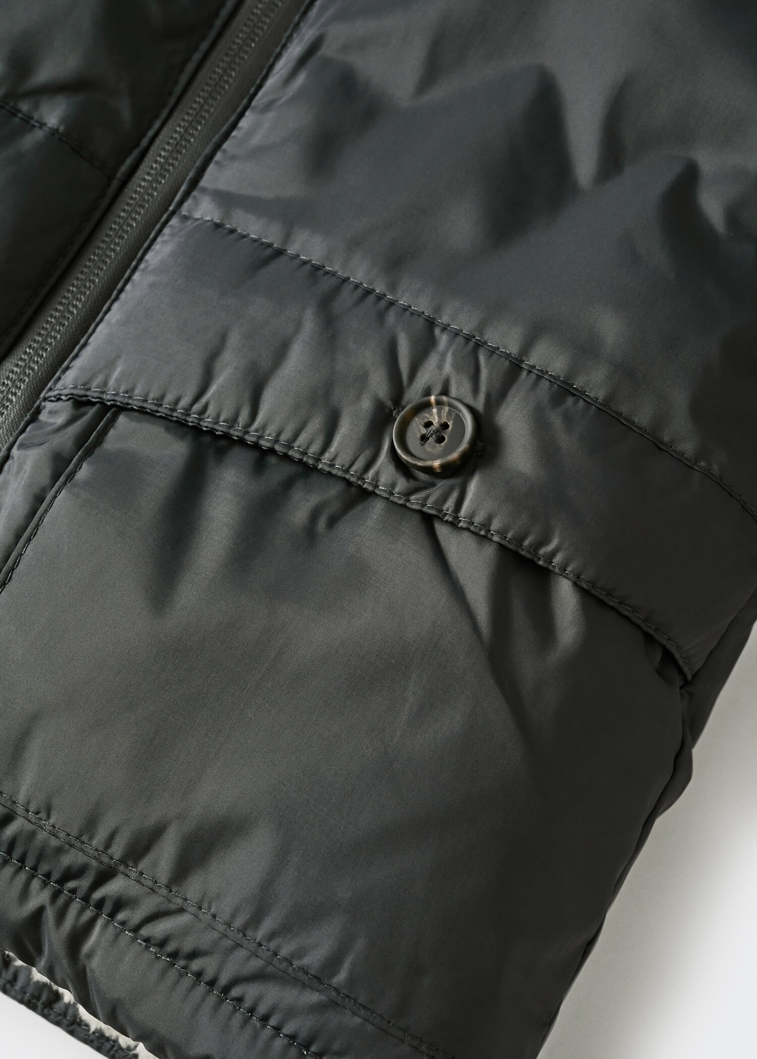 Prošívaný anorak s podšívkou z beránka - Detail zboží 0