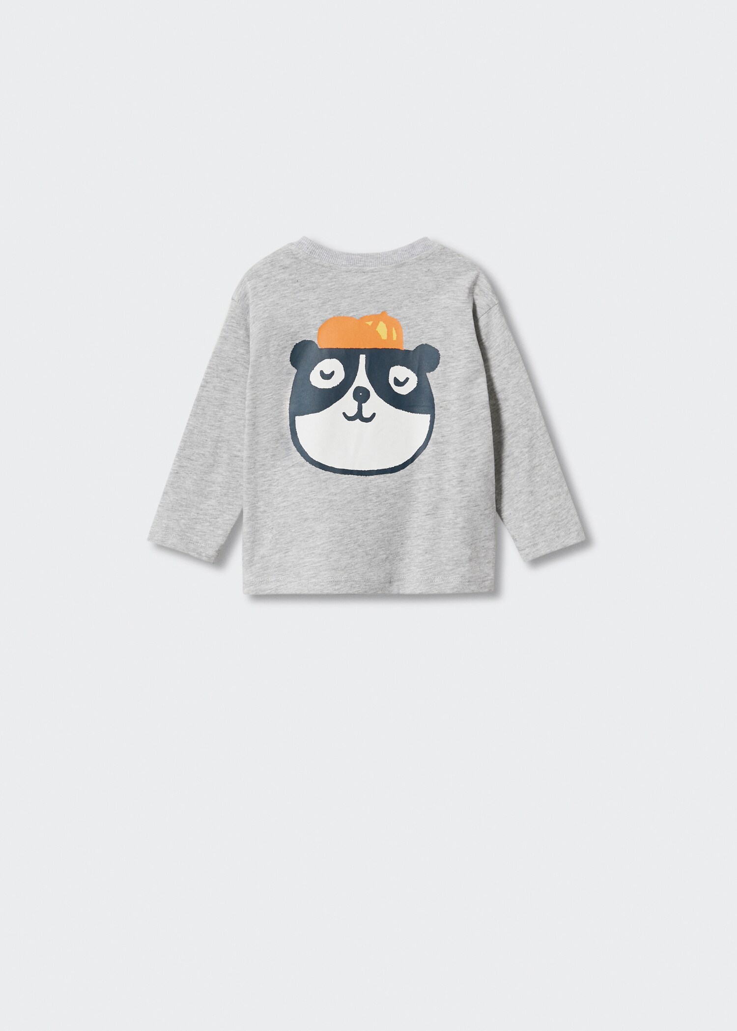 Langärmliges Print-T-Shirt - Rückseite des Artikels