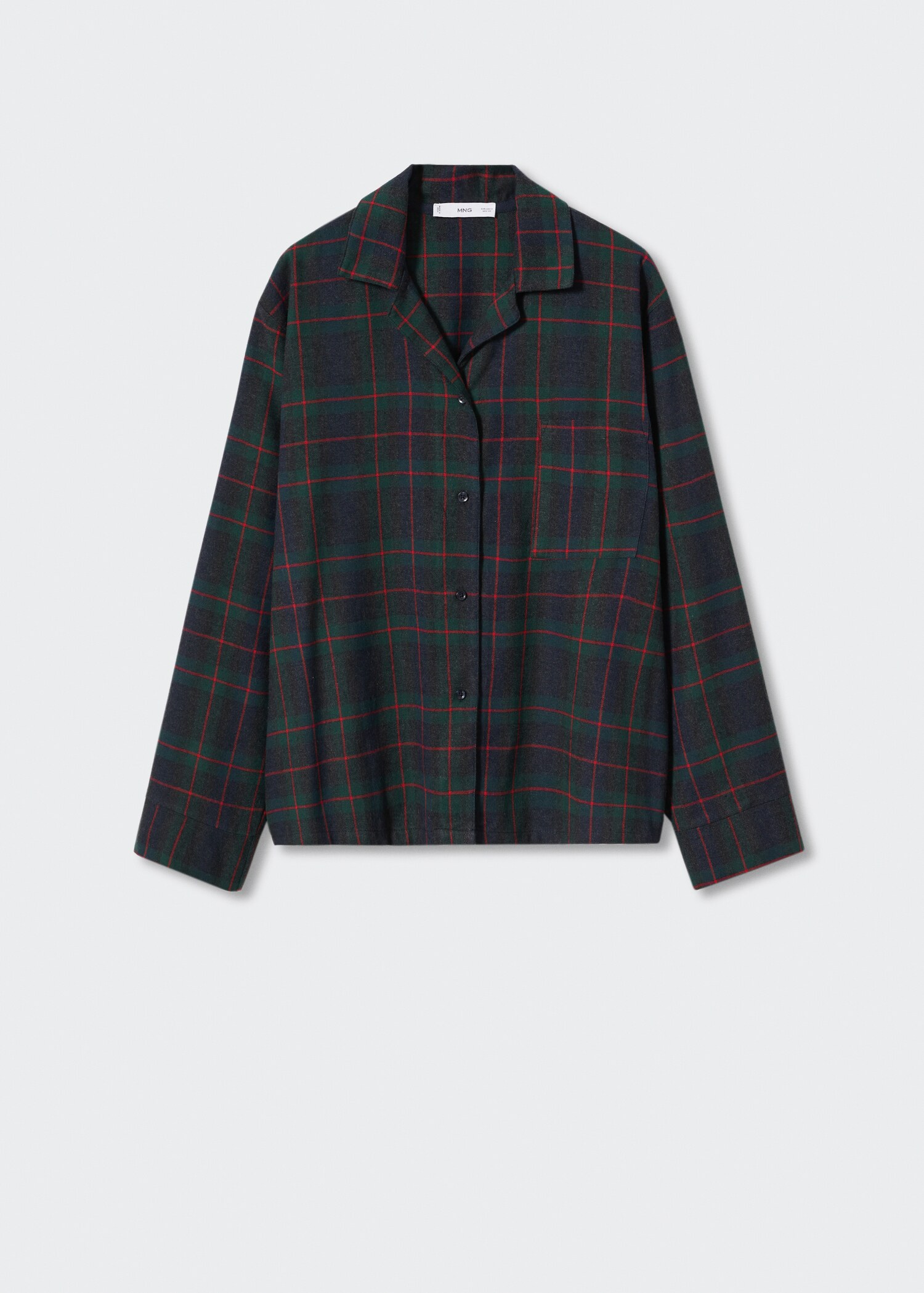 Camisa pijama franel·la quadres - Article sense model