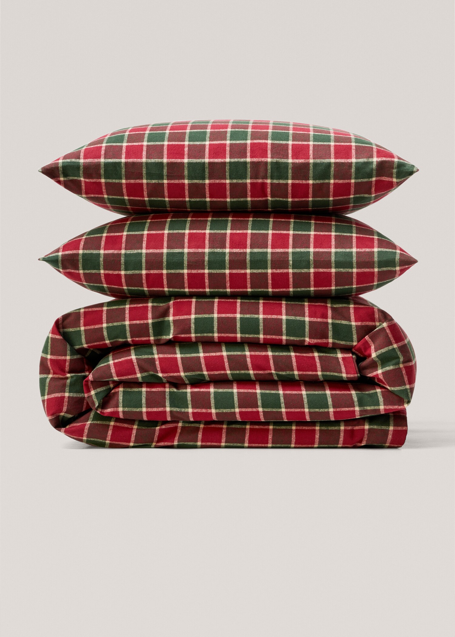 Flannel duvet cover double bed - Article without model