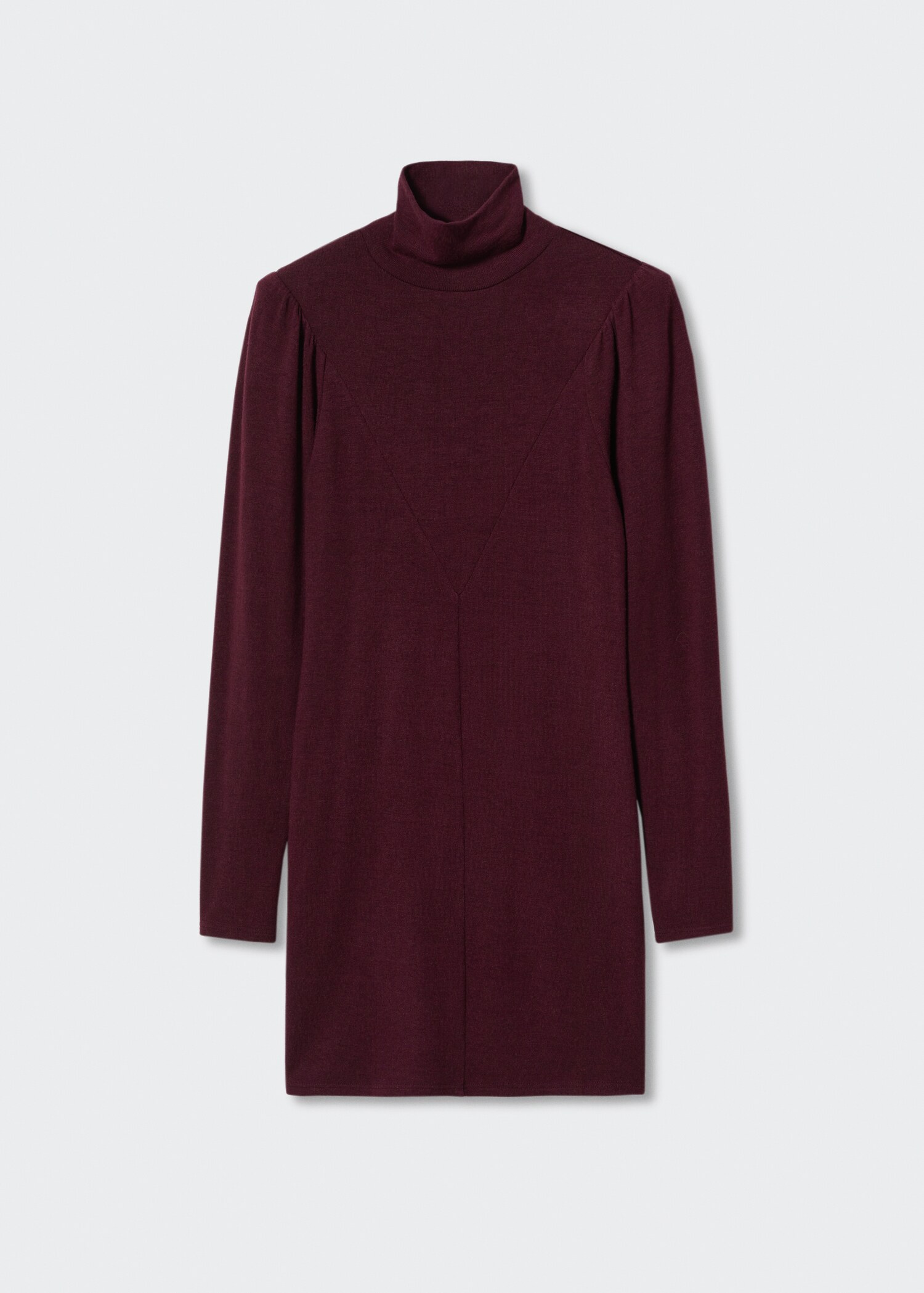 Knitted turtleneck dress - Article without model