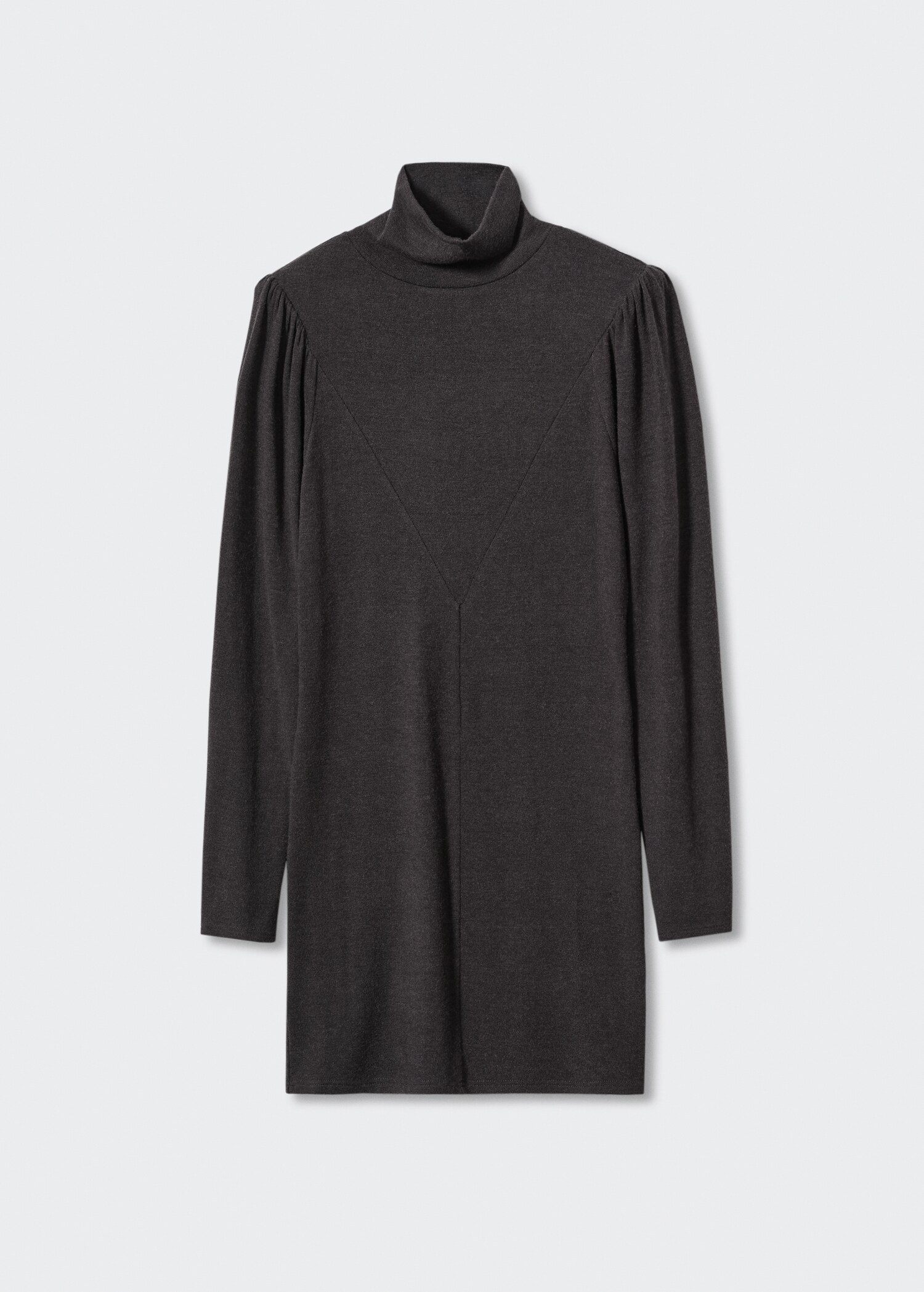 Knitted turtleneck dress - Article without model